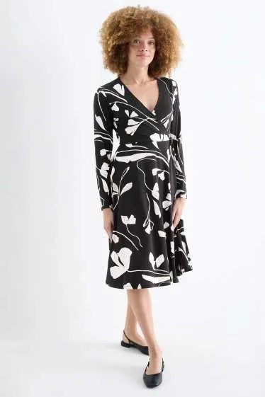 Wrap dress - floral