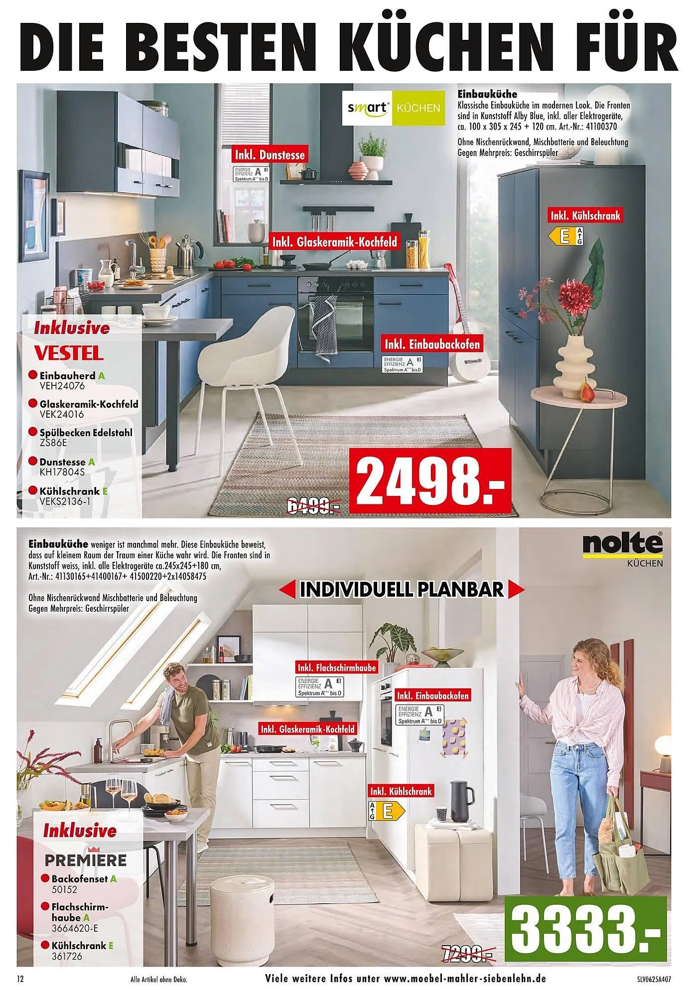 Möbel Mahler Prospekt von 16. Juli bis 29. Juli 2025 - Prospekt seite 12