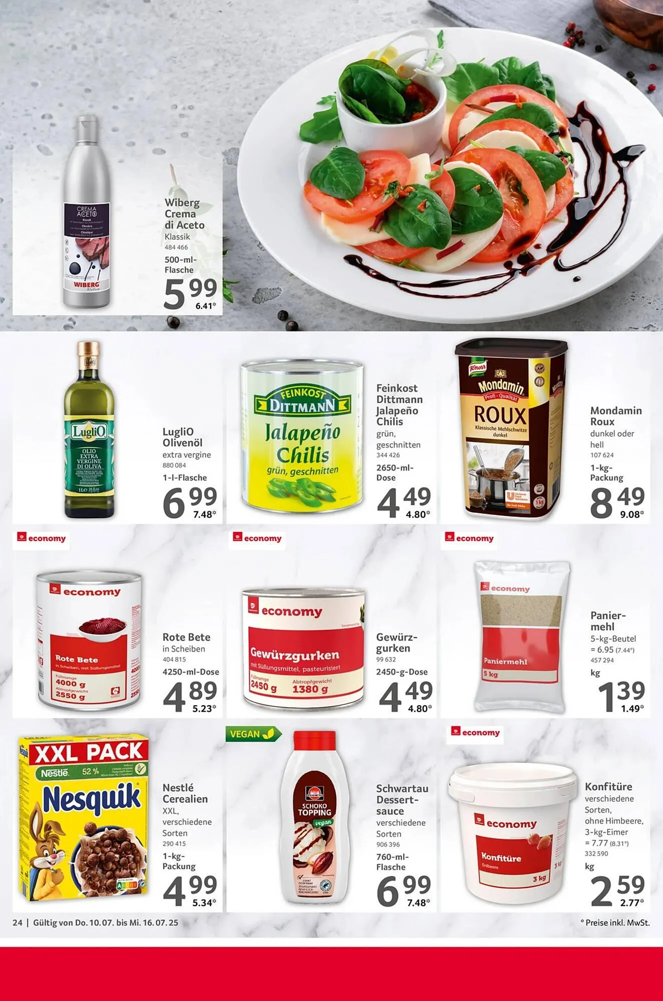 Selgros Prospekt von 10. Juli bis 17. Juli 2025 - Prospekt seite 24