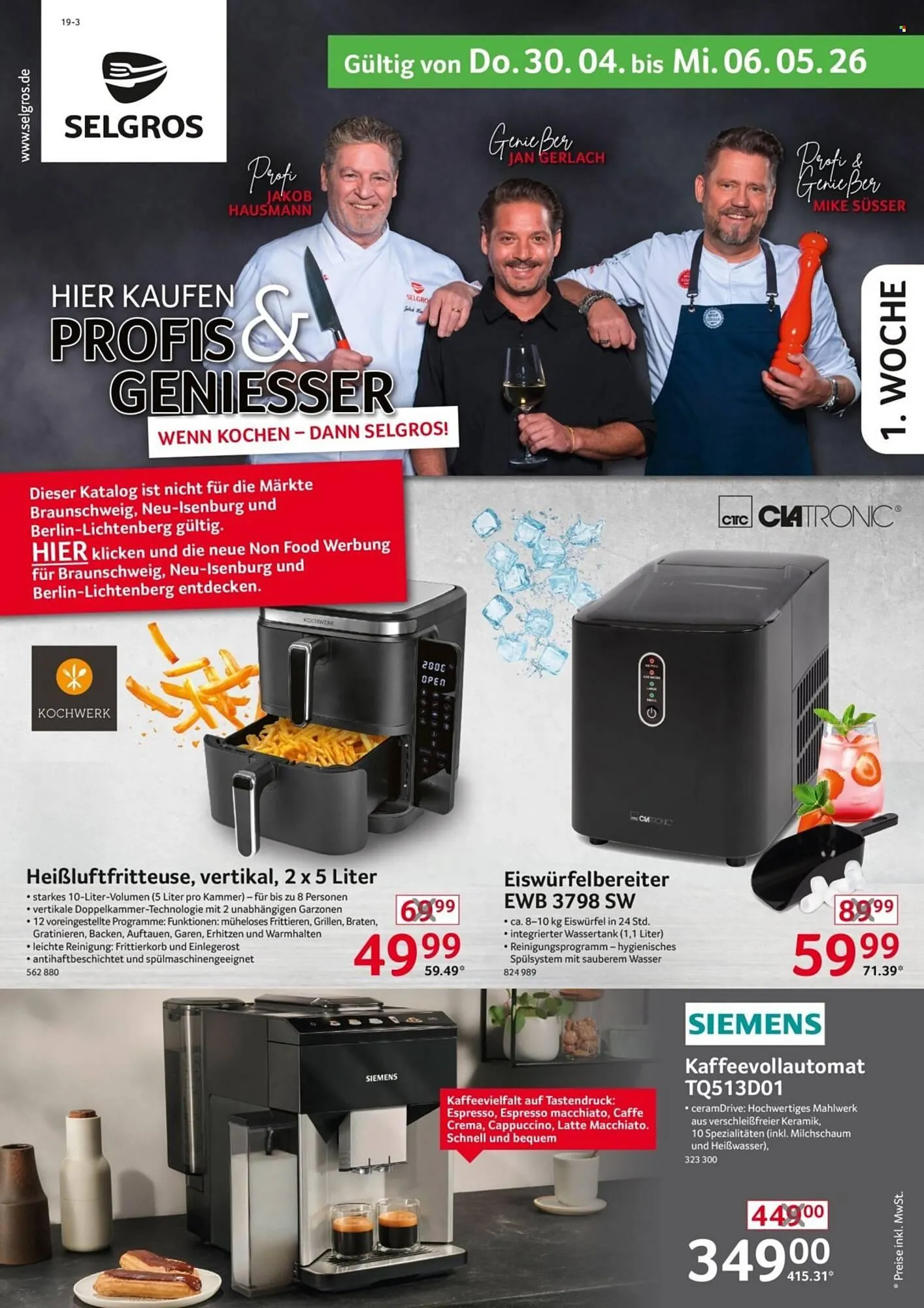 Selgros Prospekt von 30. April bis 6. Mai 2026 - Prospekt seite 1
