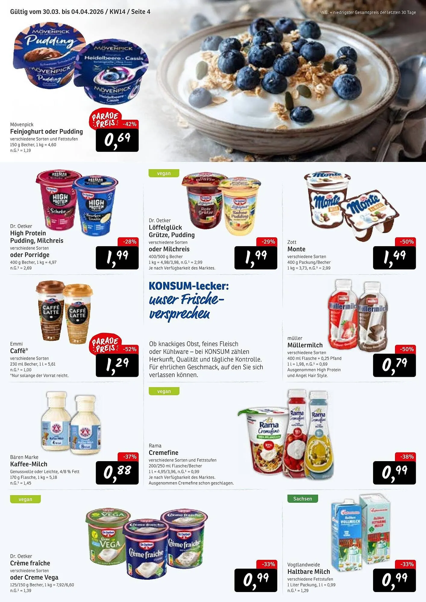 KONSUM Prospekt von 30. März bis 4. April 2026 - Prospekt seite 4