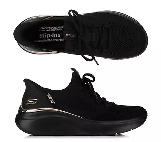 SKECHERS Damen-Slipper Bobs B Love Memory Foam Hands Free Slip-Ins®