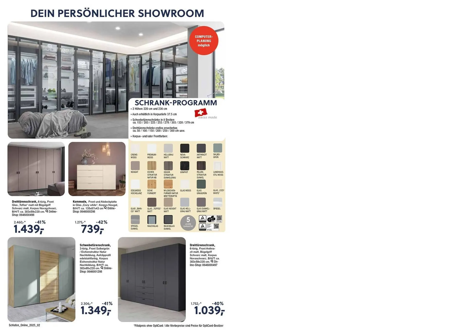 Opti Wohnwelt Prospekt von 21. Juli bis 30. September 2025 - Prospekt seite 2