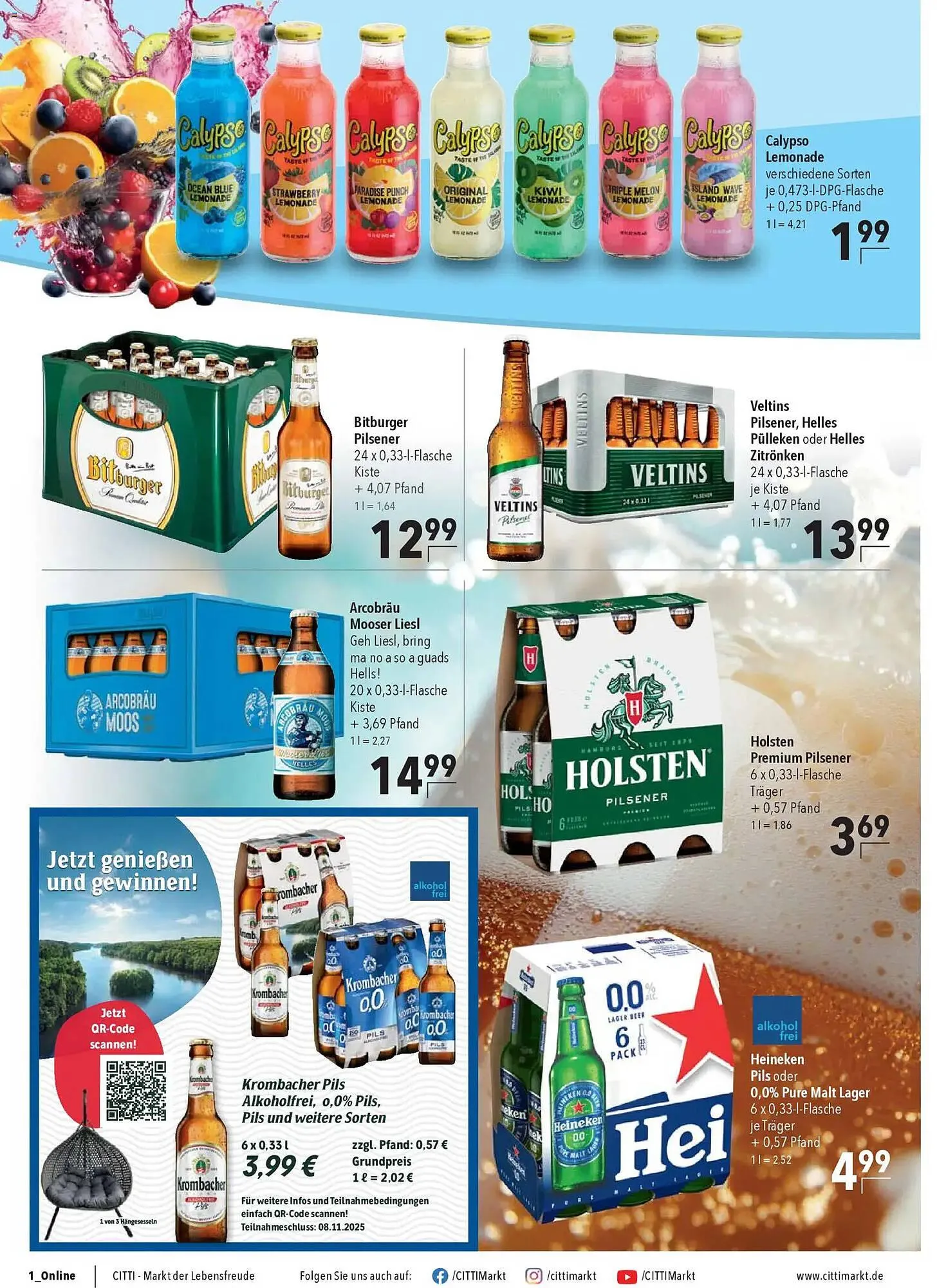 CITTI Markt Prospekt von 29. Oktober bis 4. November 2025 - Prospekt seite 22