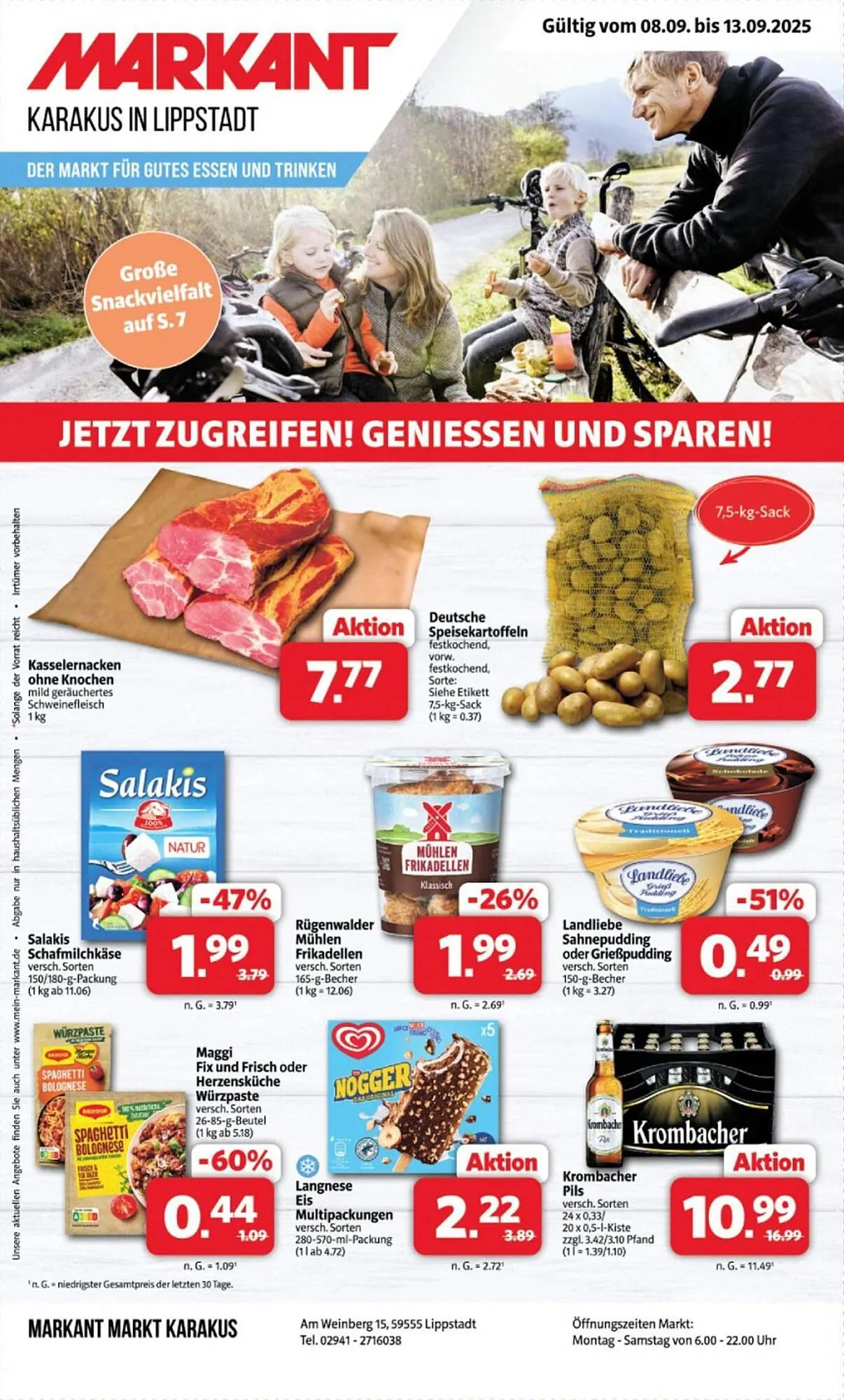 Markant Prospekt von 8. September bis 13. September 2025 - Prospekt seite 1