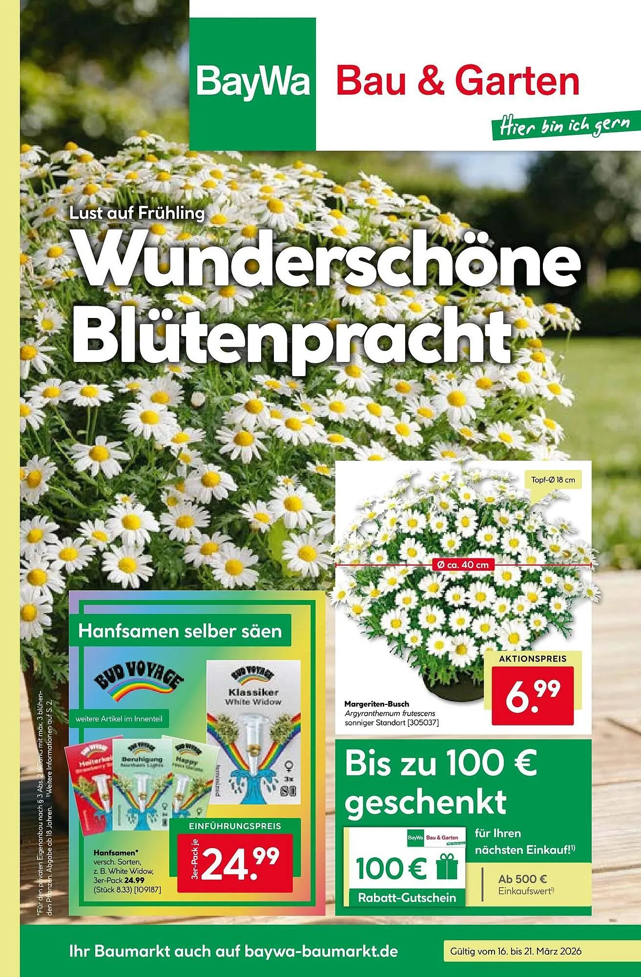 BayWa Prospekt von 16. März bis 22. März 2026 - Prospekt seite 1