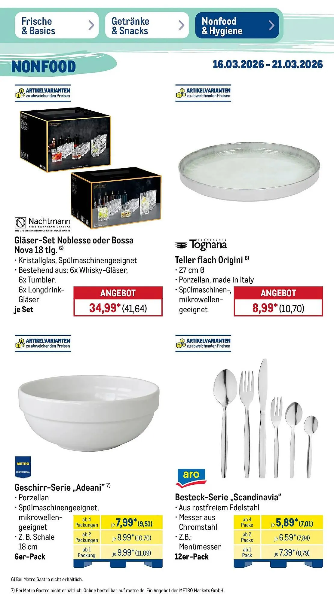 METRO Prospekt von 15. März bis 21. März 2026 - Prospekt seite 46