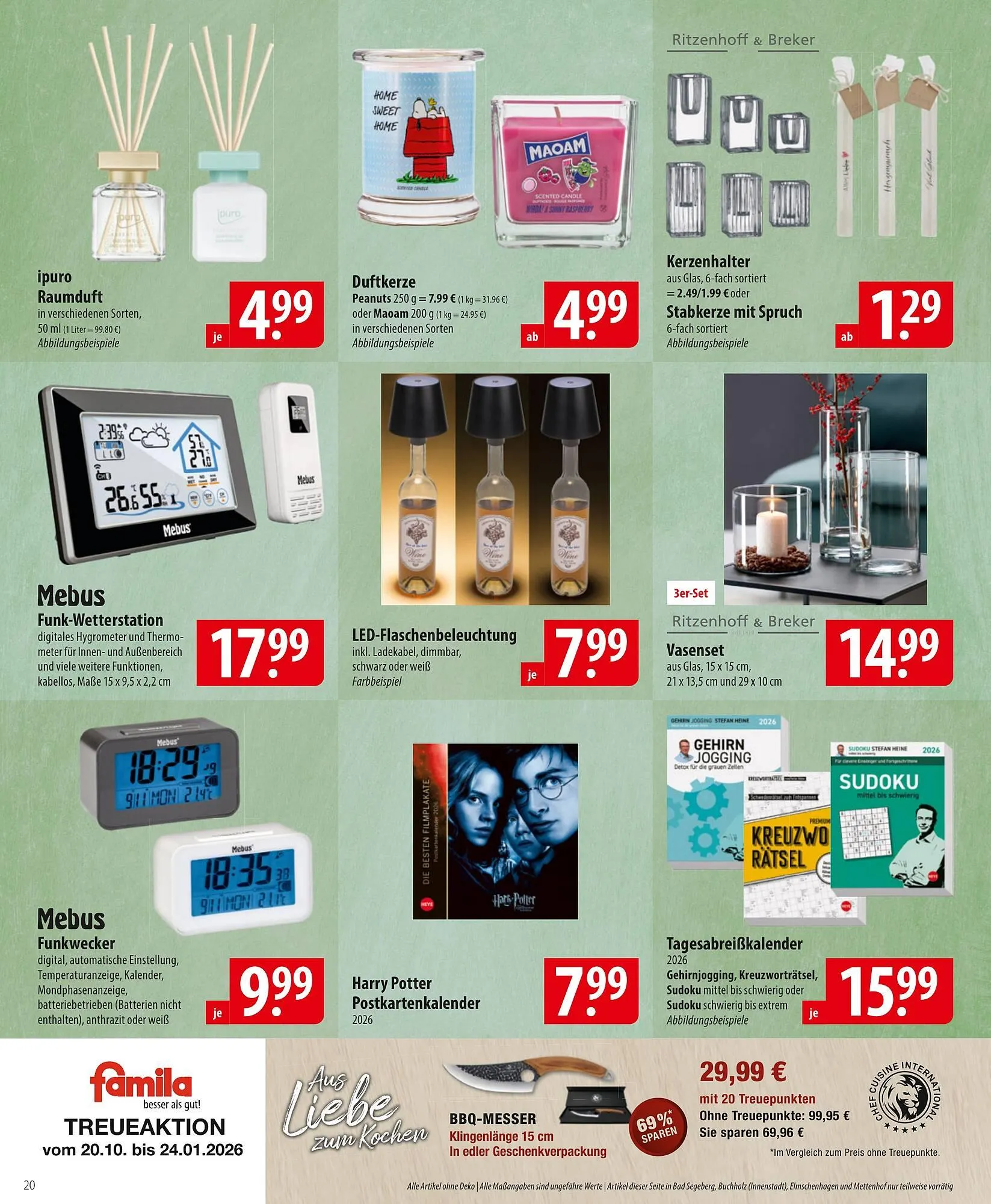 Famila Nord Ost Prospekt von 1. Dezember bis 6. Dezember 2025 - Prospekt seite 20