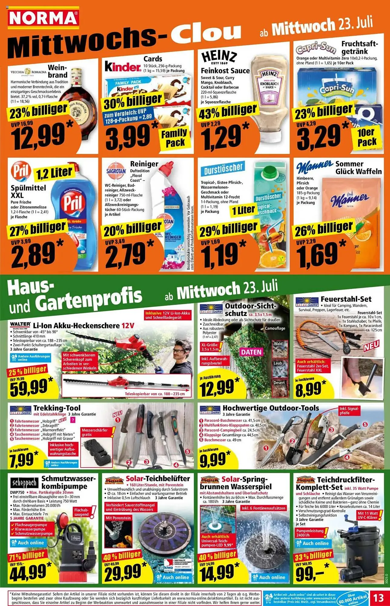 Norma Prospekt von 21. Juli bis 26. Juli 2025 - Prospekt seite 13