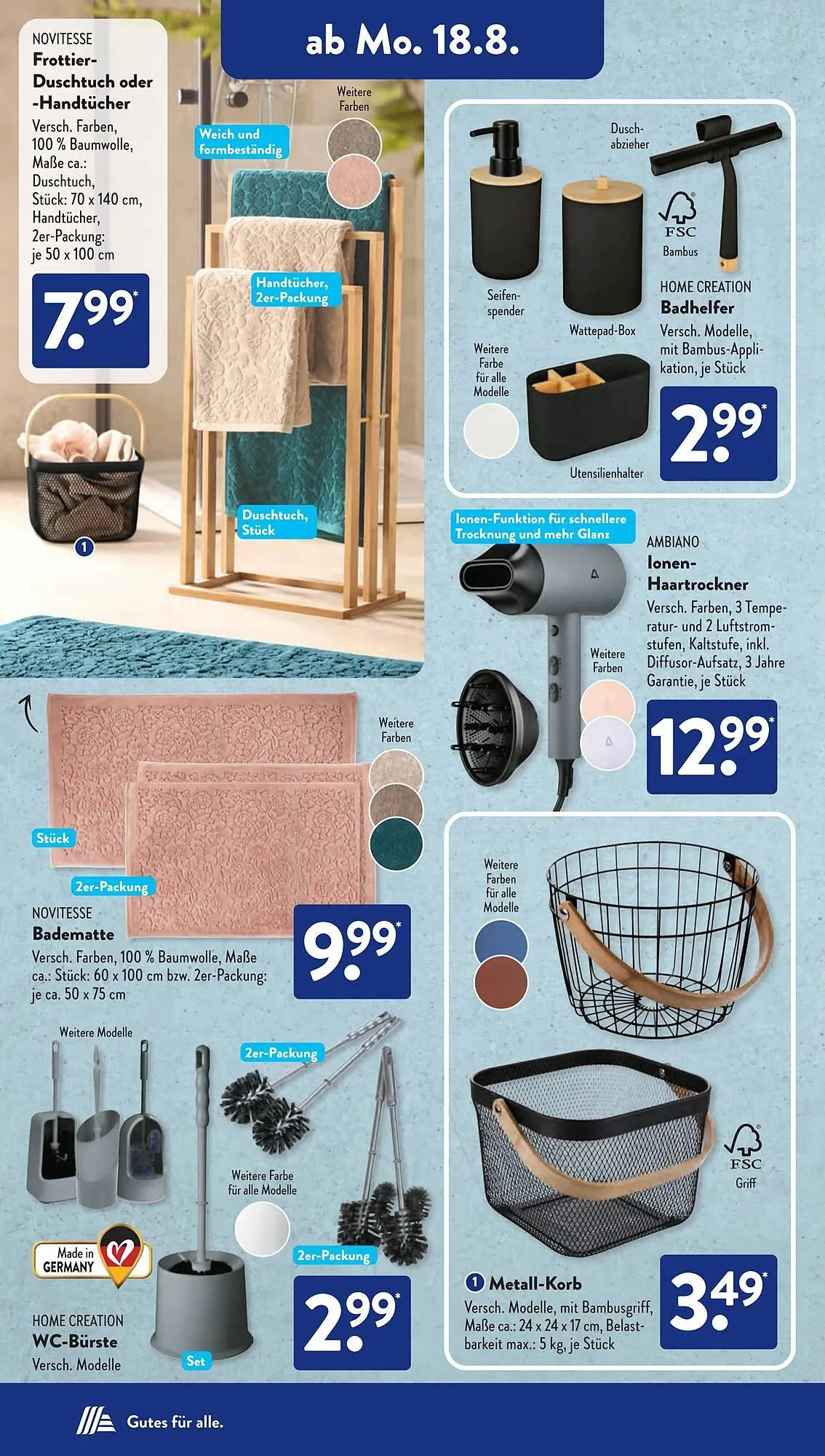 Aldi Süd Prospekt von 18. August bis 24. August 2025 - Prospekt seite 4