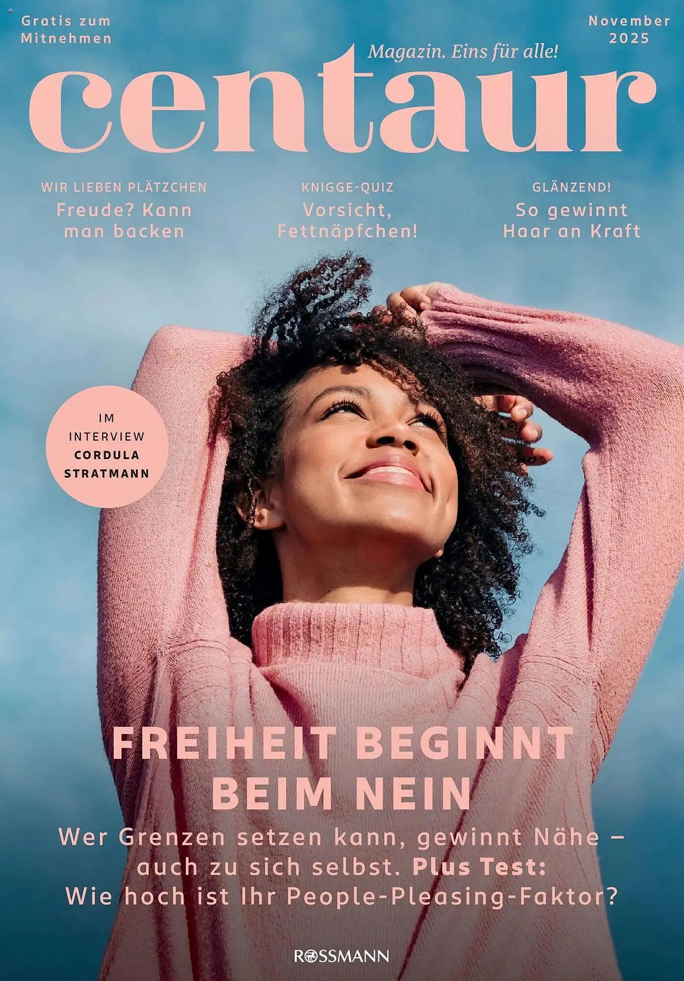 Rossmann Magazin von 1. November bis 30. November 2025 - Prospekt seite 1