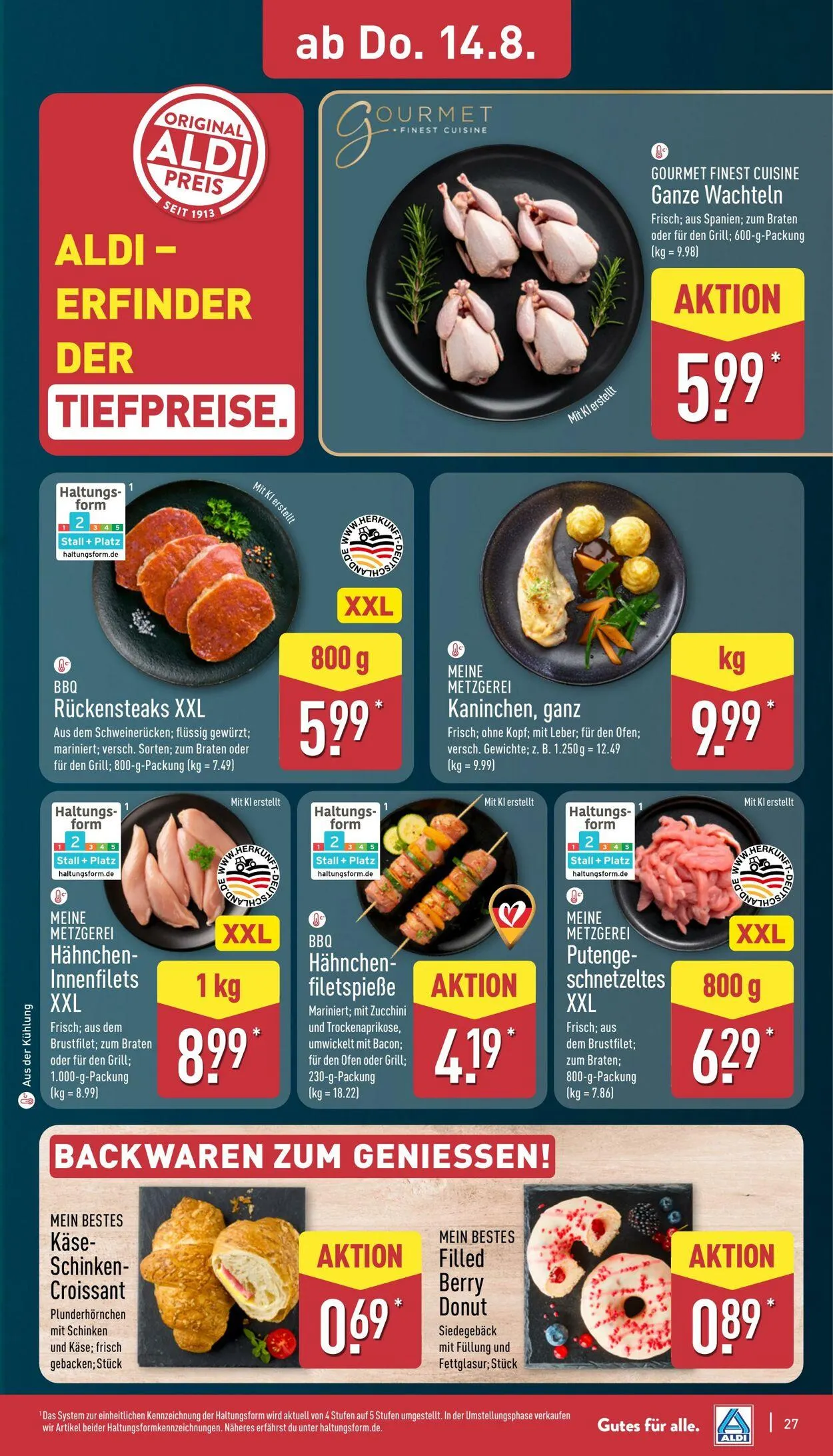Aldi-Nord von 11. August bis 16. August 2025 - Prospekt seite 27