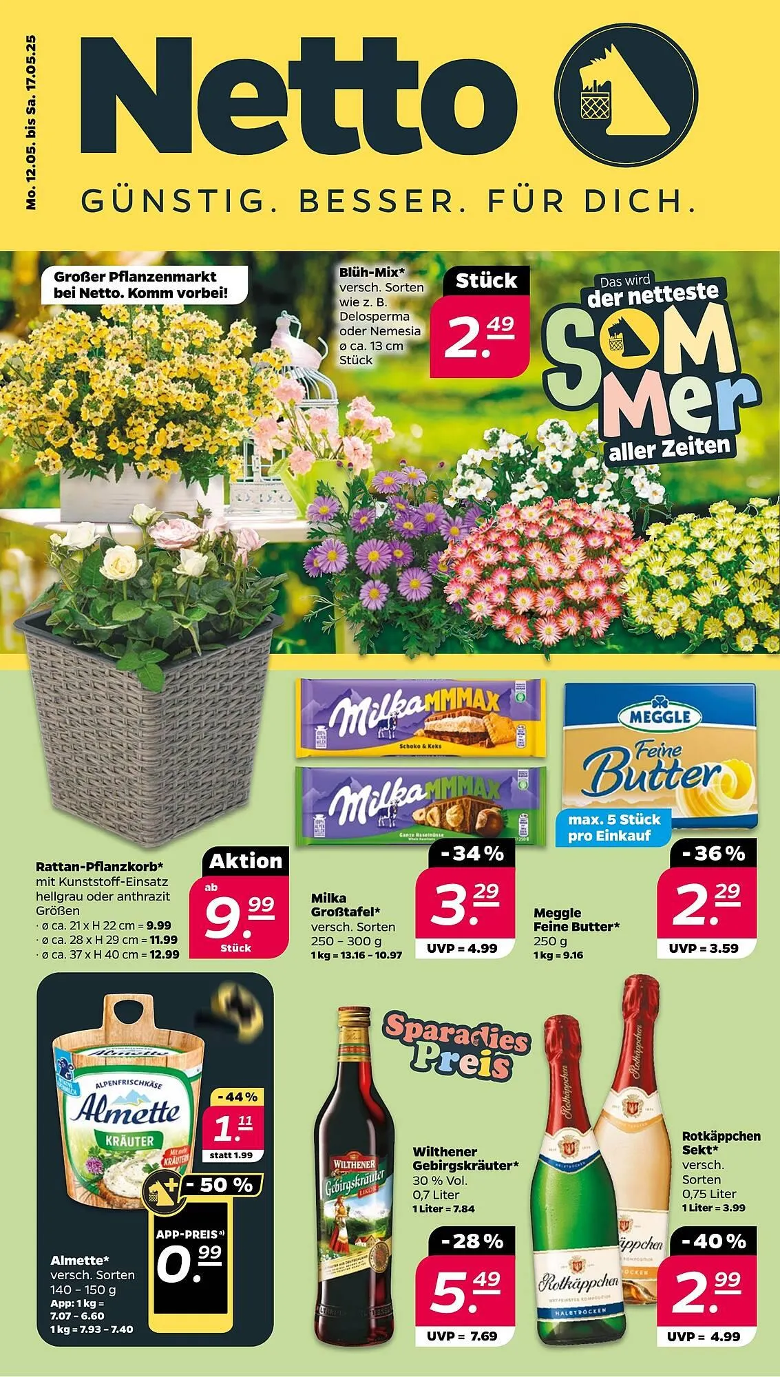 NETTO Prospekt von 12. Mai bis 17. Mai 2025 - Prospekt seite 1