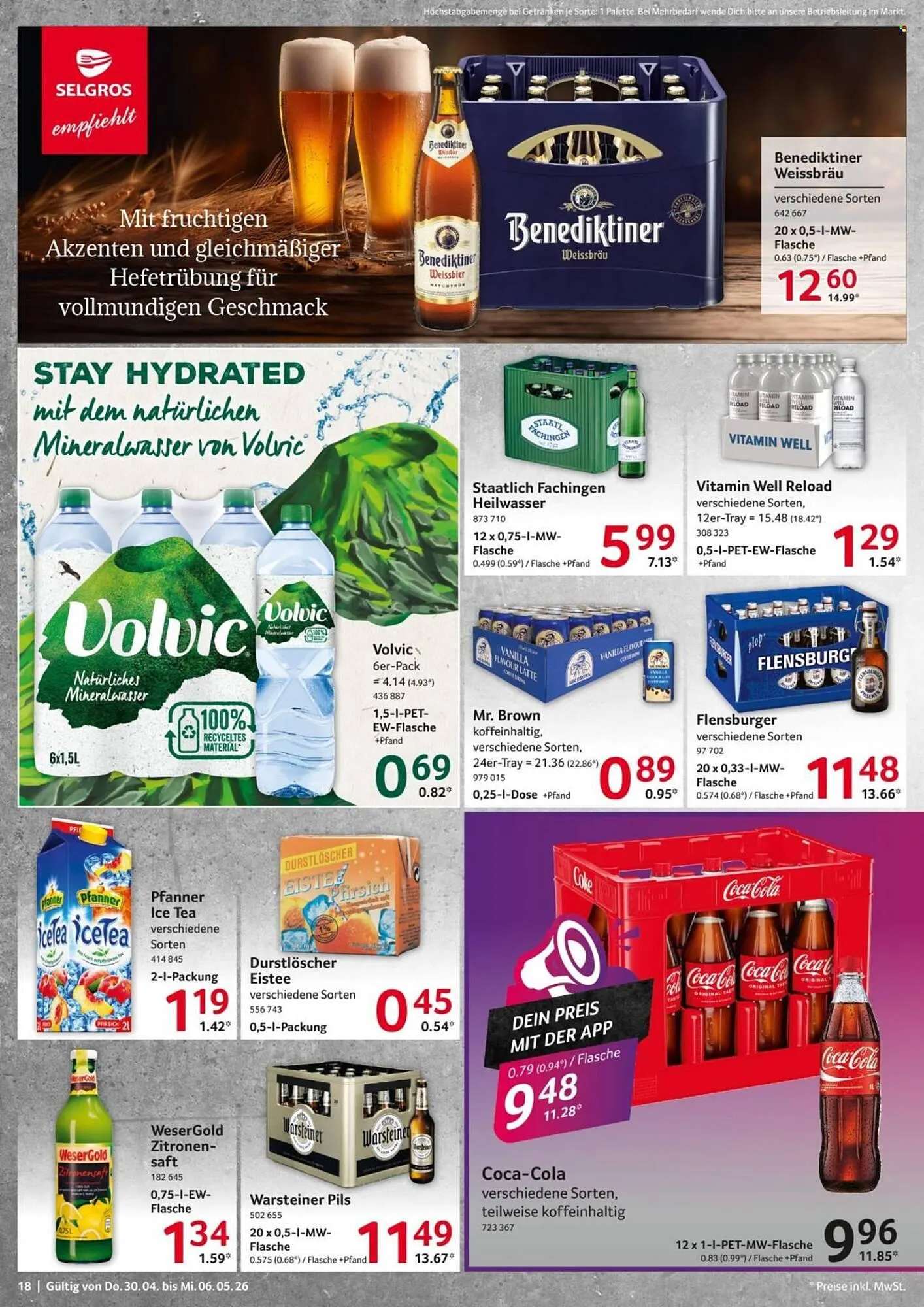 Selgros Prospekt von 30. April bis 6. Mai 2026 - Prospekt seite 18