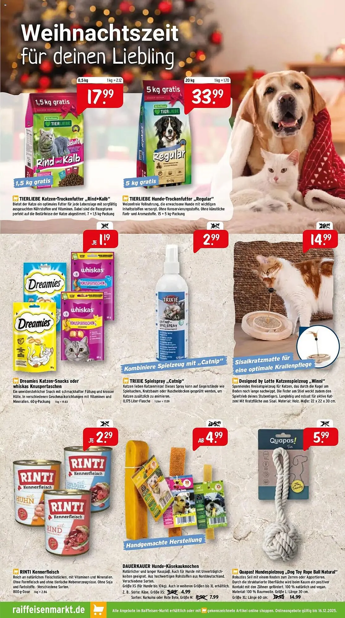 Raiffeisen Markt Prospekt von 1. Dezember bis 31. Dezember 2025 - Prospekt seite 3