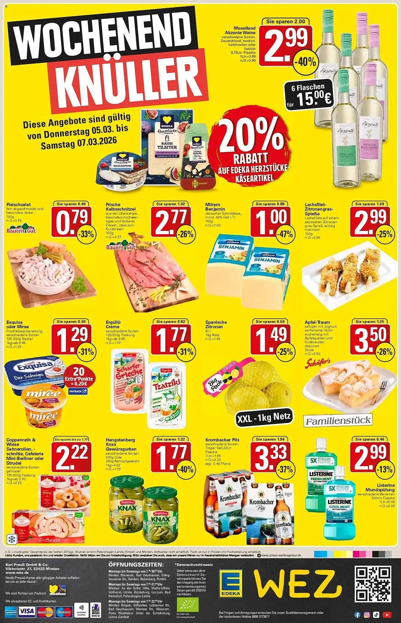 WEZ Prospekt von 2. März bis 7. März 2026 - Prospekt seite 16