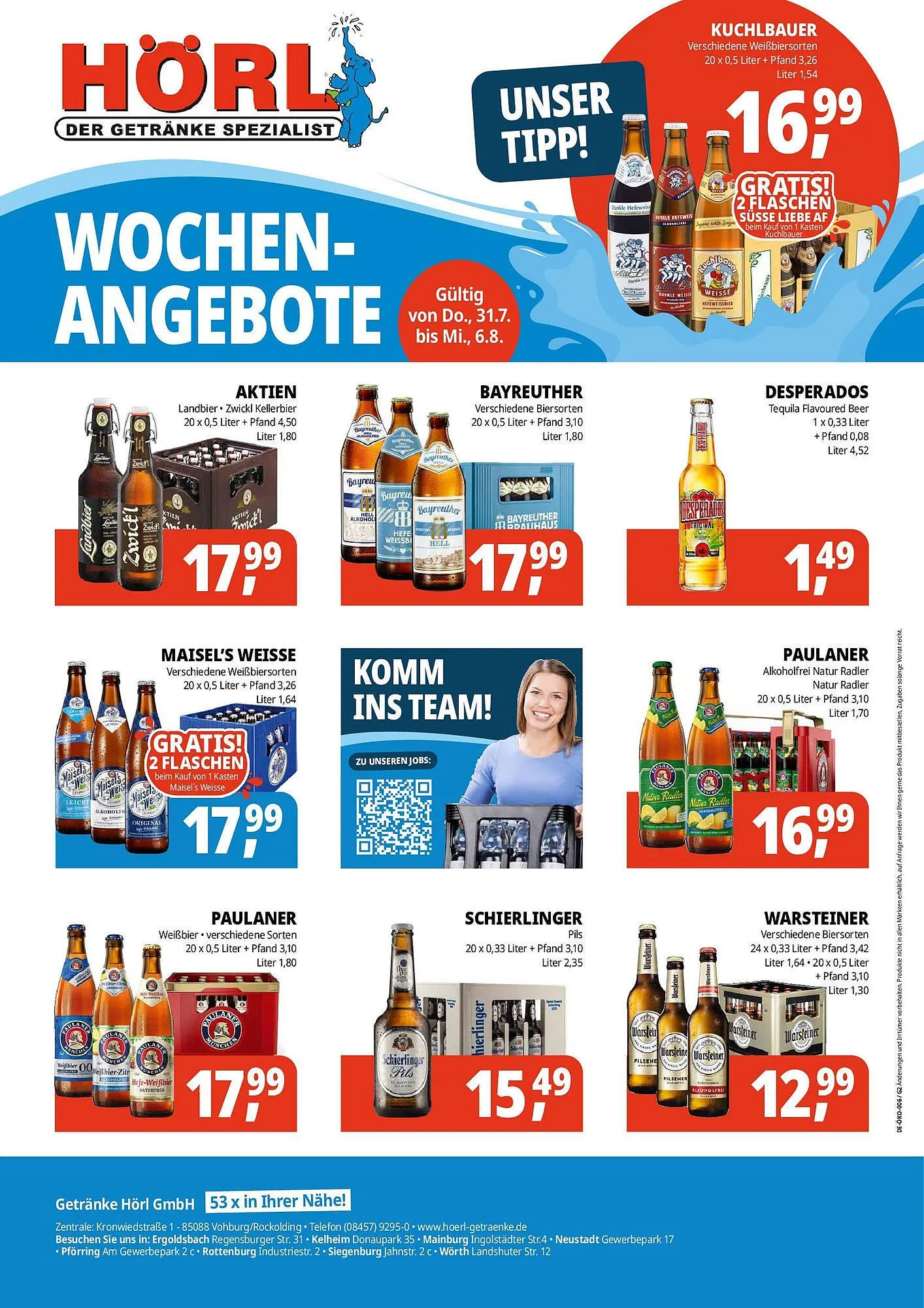Hörl Getränke Prospekt - 1