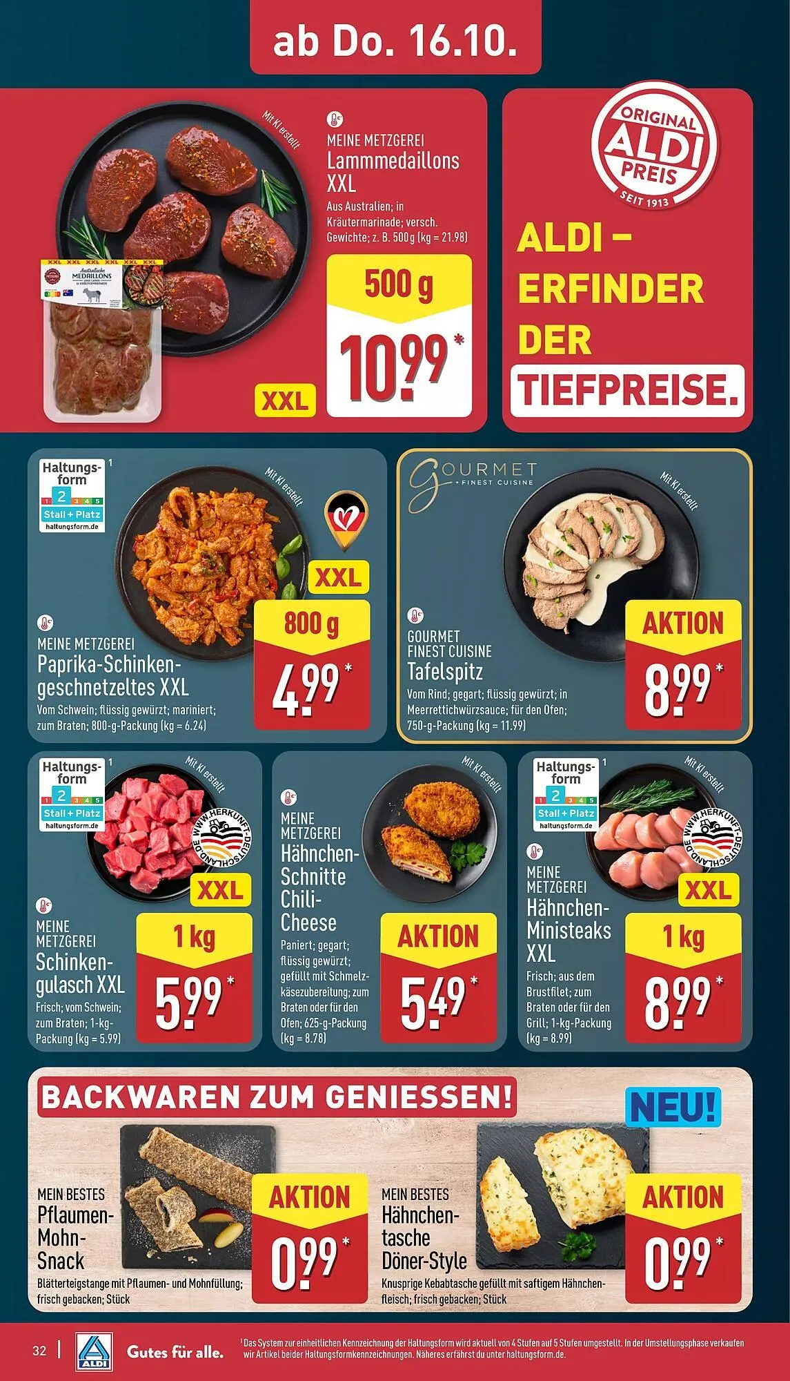Aldi Nord Prospekt von 13. Oktober bis 19. Oktober 2025 - Prospekt seite 32