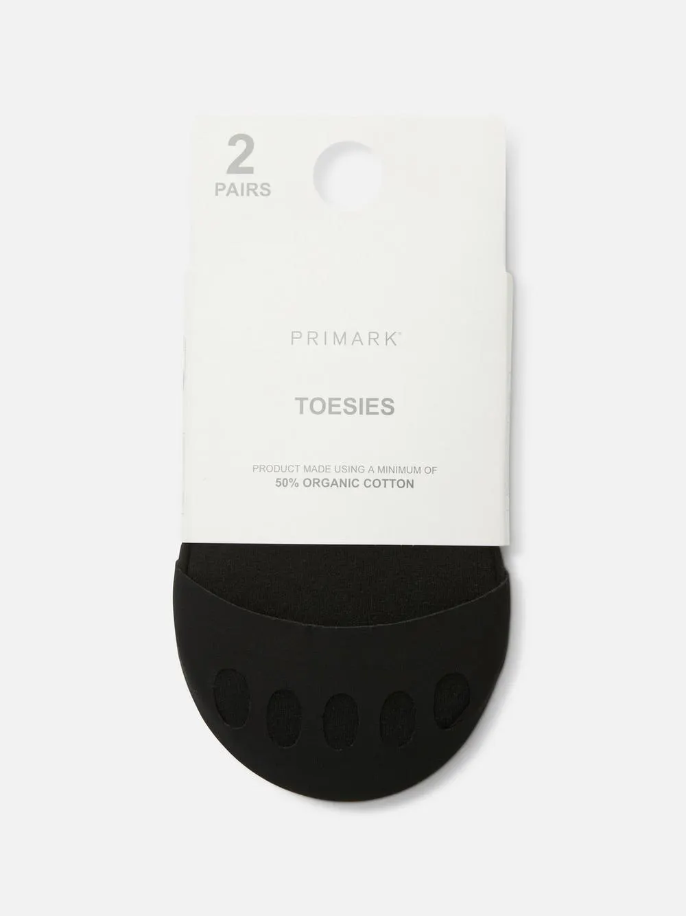 Füßlinge mit Zehenöffnungen, 2er-Pack