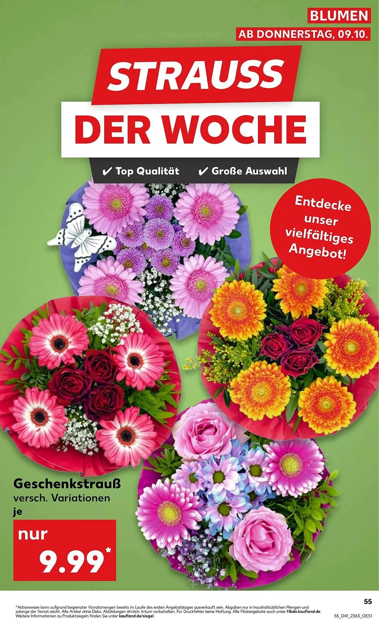 Kaufland Prospekt von 9. Oktober bis 15. Oktober 2025 - Prospekt seite 55