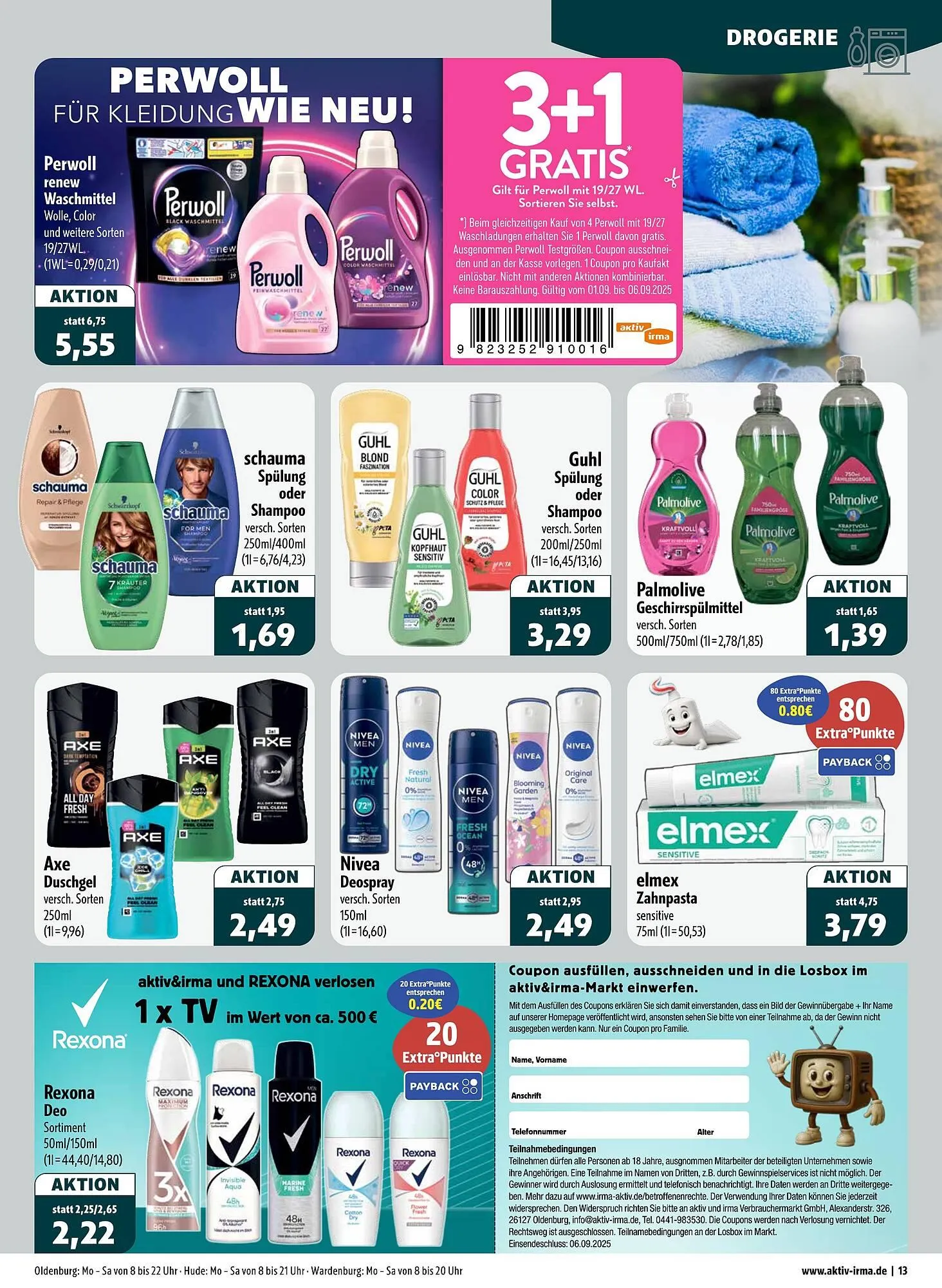 Aktiv Irma Prospekt von 1. September bis 6. September 2025 - Prospekt seite 13