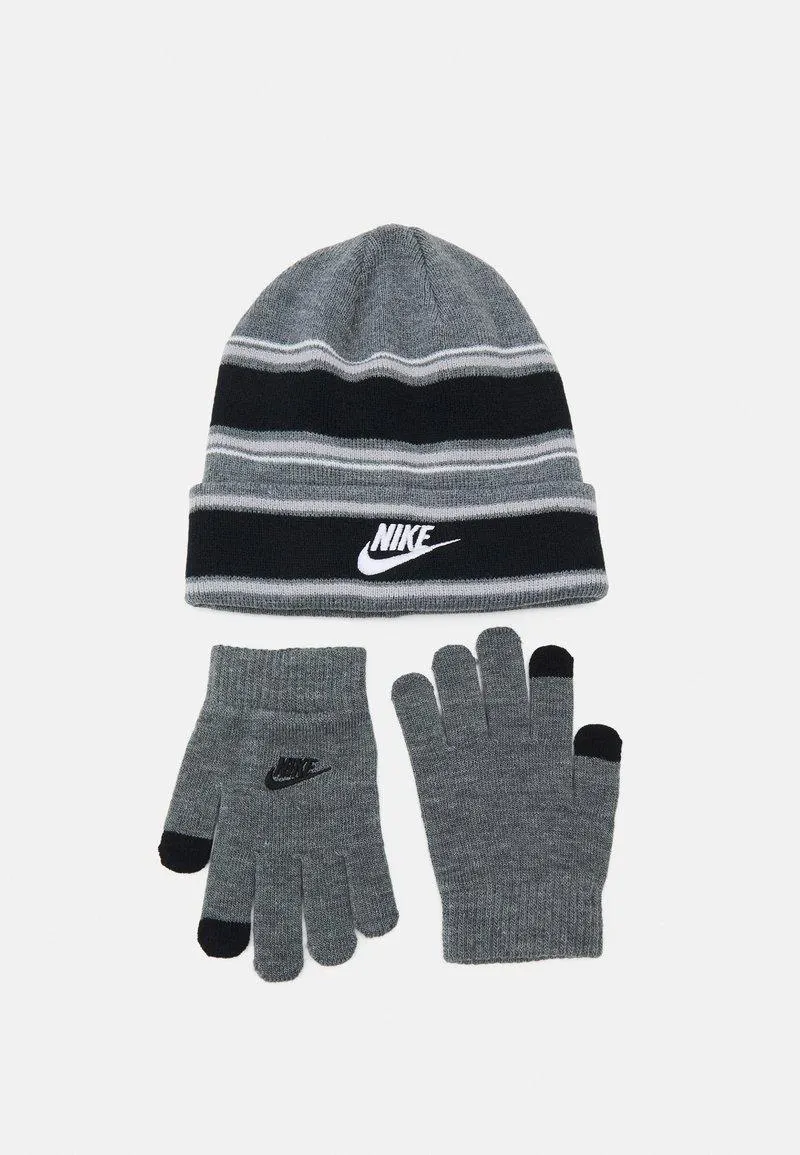 STRIPE BEANIE SET UNISEX - Gloves