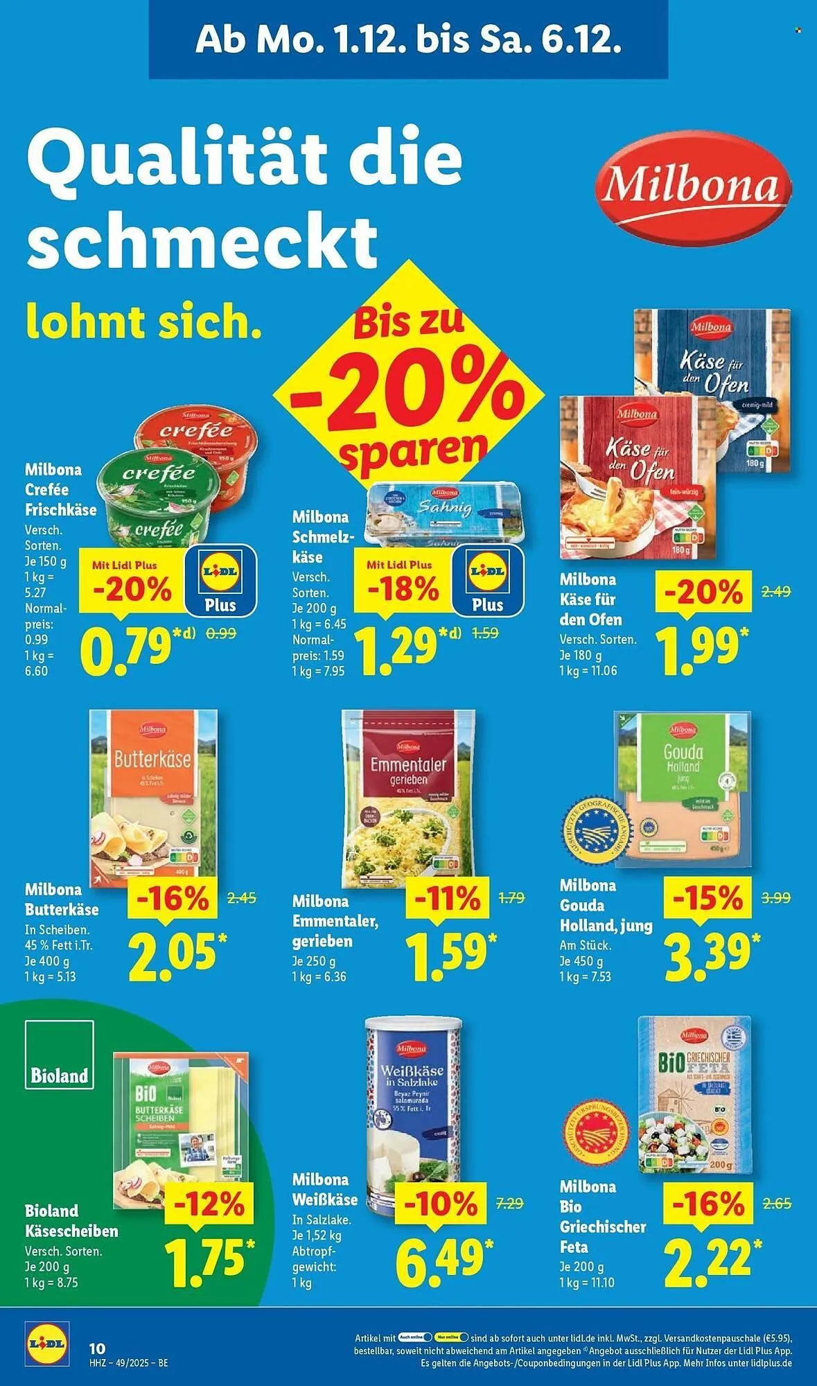 Lidl Prospekt von 1. Dezember bis 6. Dezember 2025 - Prospekt seite 20