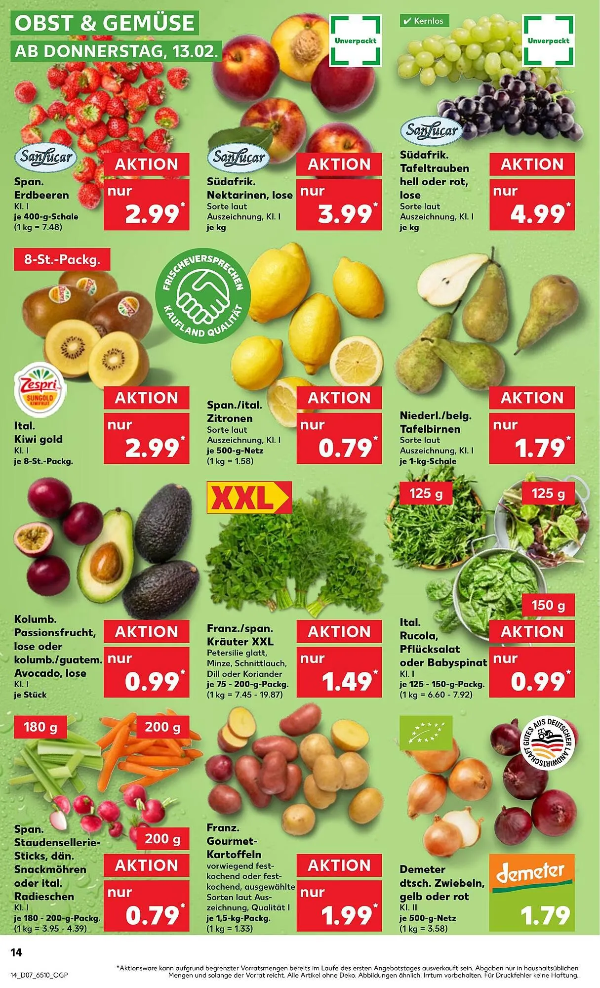 Kaufland Prospekt von 13. Februar bis 19. Februar 2025 - Prospekt seite 14