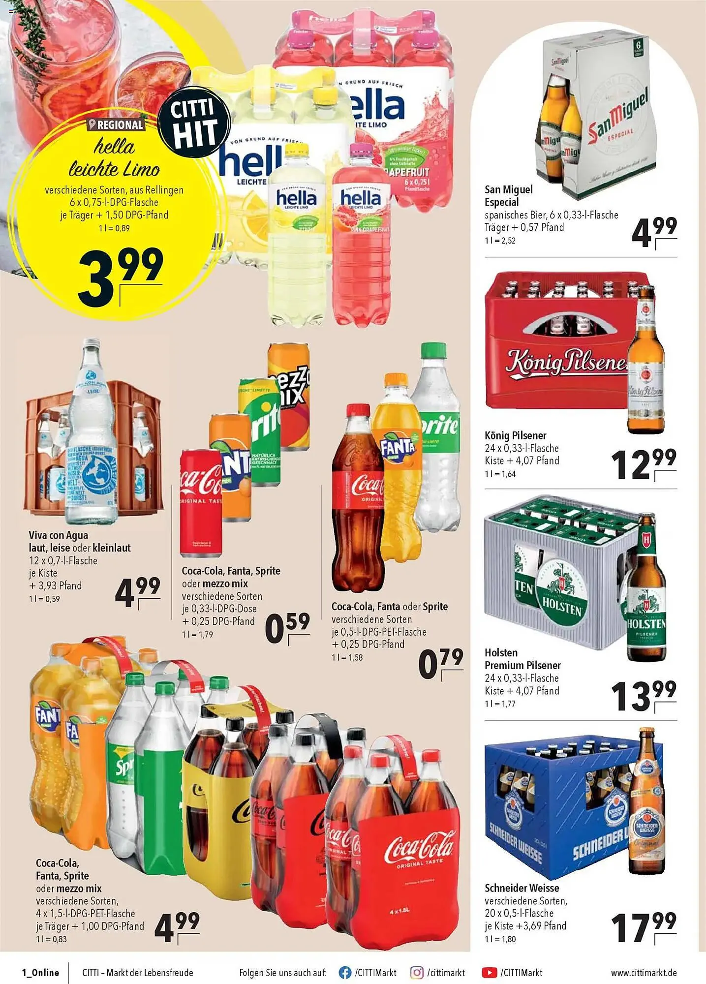 CITTI Markt Prospekt von 25. Februar bis 3. März 2026 - Prospekt seite 22