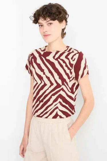 Basic T-shirt - regular fit - patterned