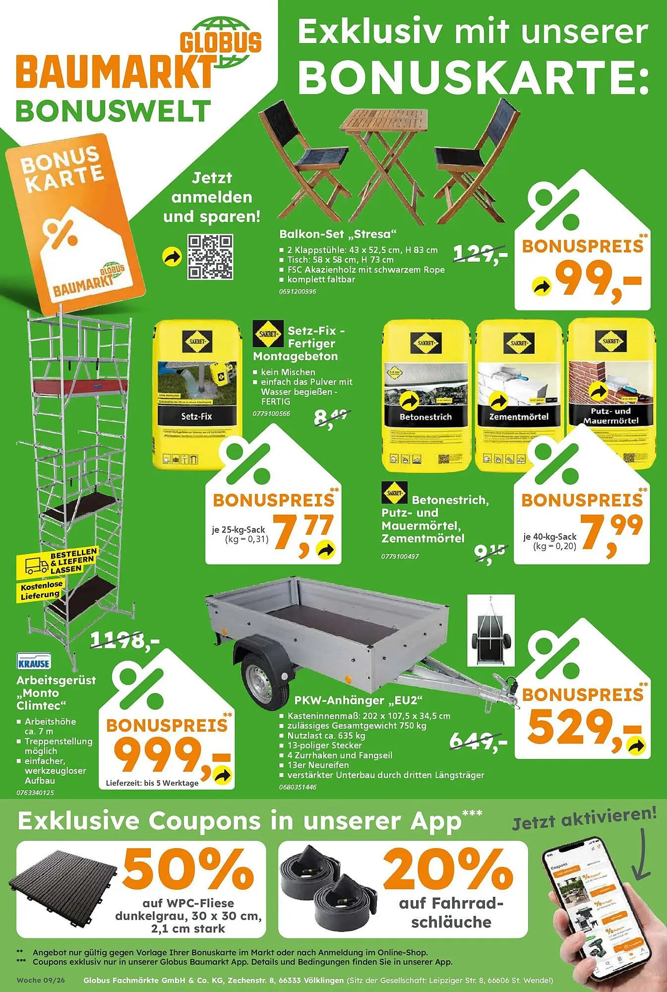 Globus Baumarkt Prospekt von 22. Februar bis 27. Februar 2026 - Prospekt seite 16