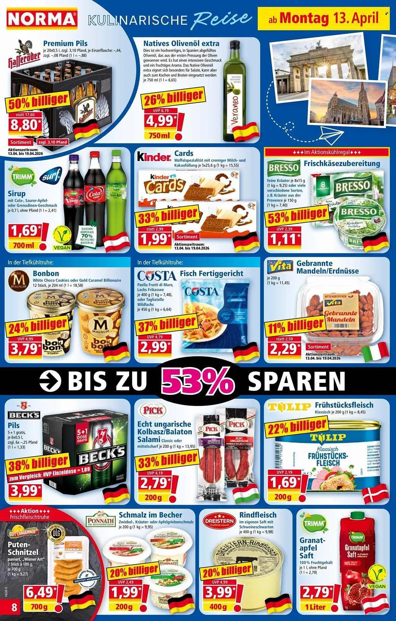 Norma Prospekt von 13. April bis 19. April 2026 - Prospekt seite 8