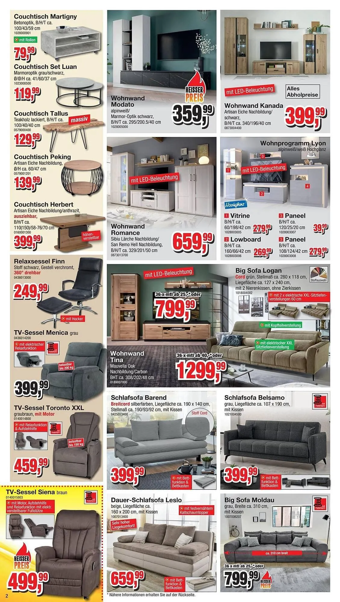 Möbelfundgrube Prospekt von 5. Juni bis 18. Juni 2025 - Prospekt seite 2