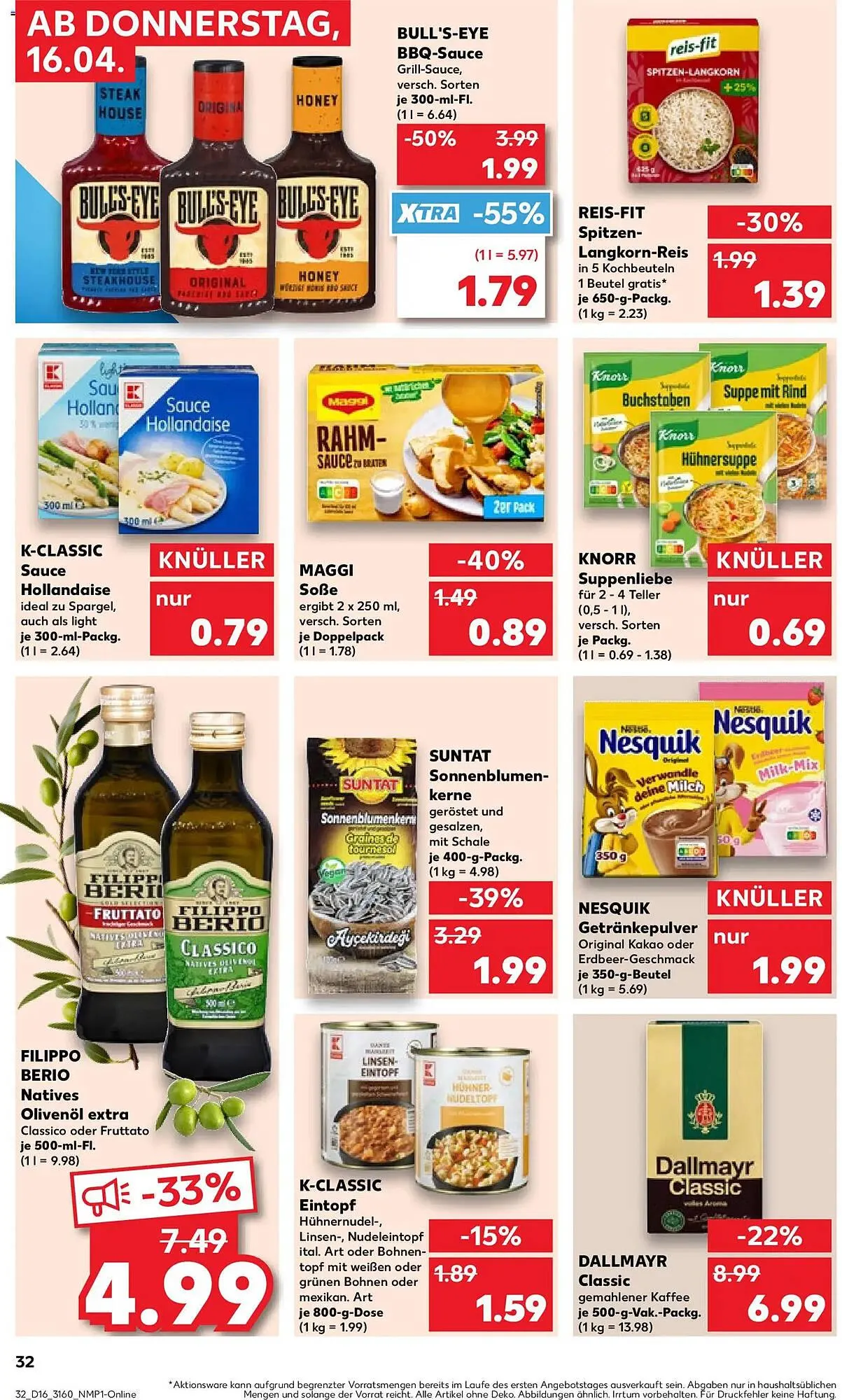 Kaufland Prospekt von 16. April bis 22. April 2026 - Prospekt seite 32