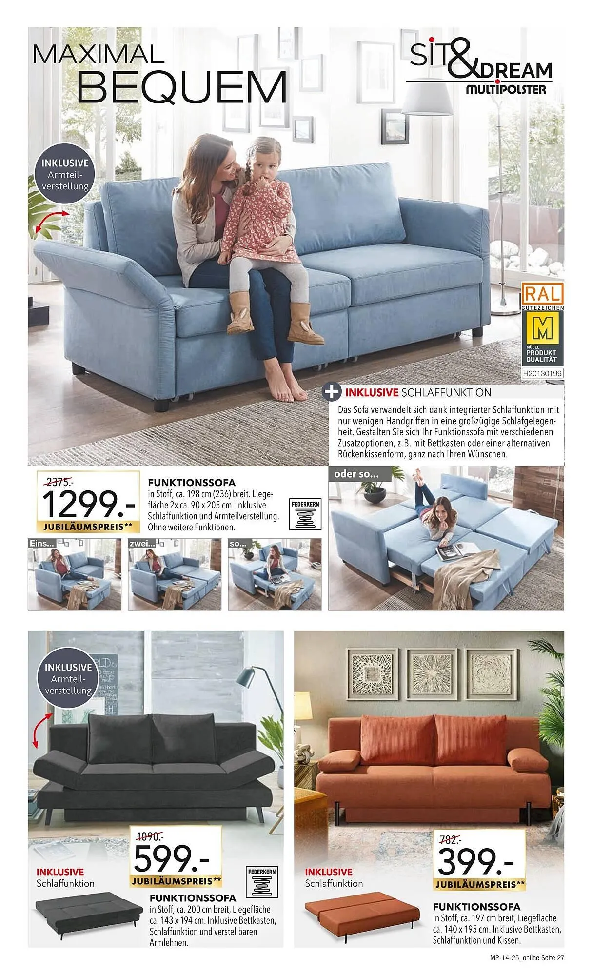 Multipolster Prospekt von 1. April bis 30. April 2025 - Prospekt seite 27