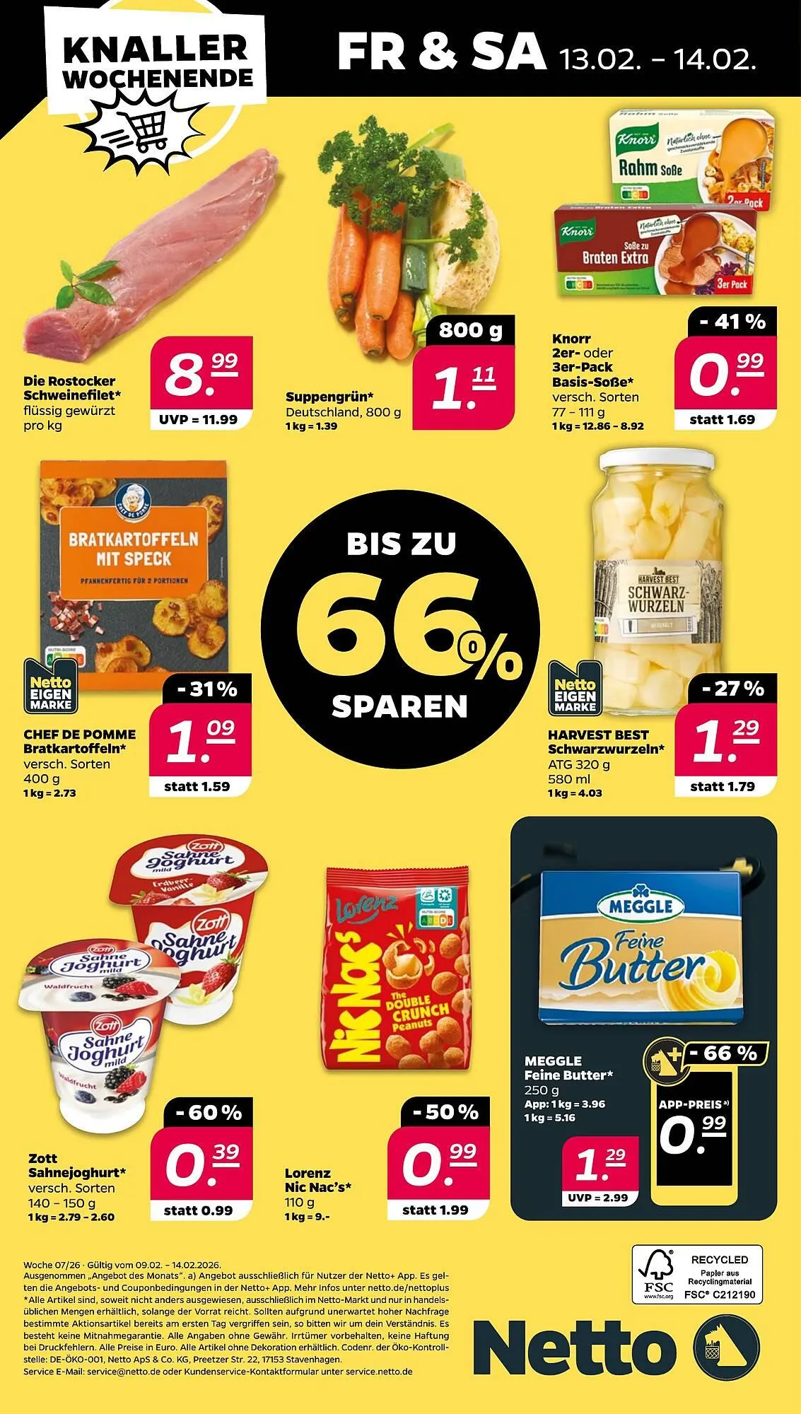 NETTO Prospekt von 9. Februar bis 14. Februar 2026 - Prospekt seite 36