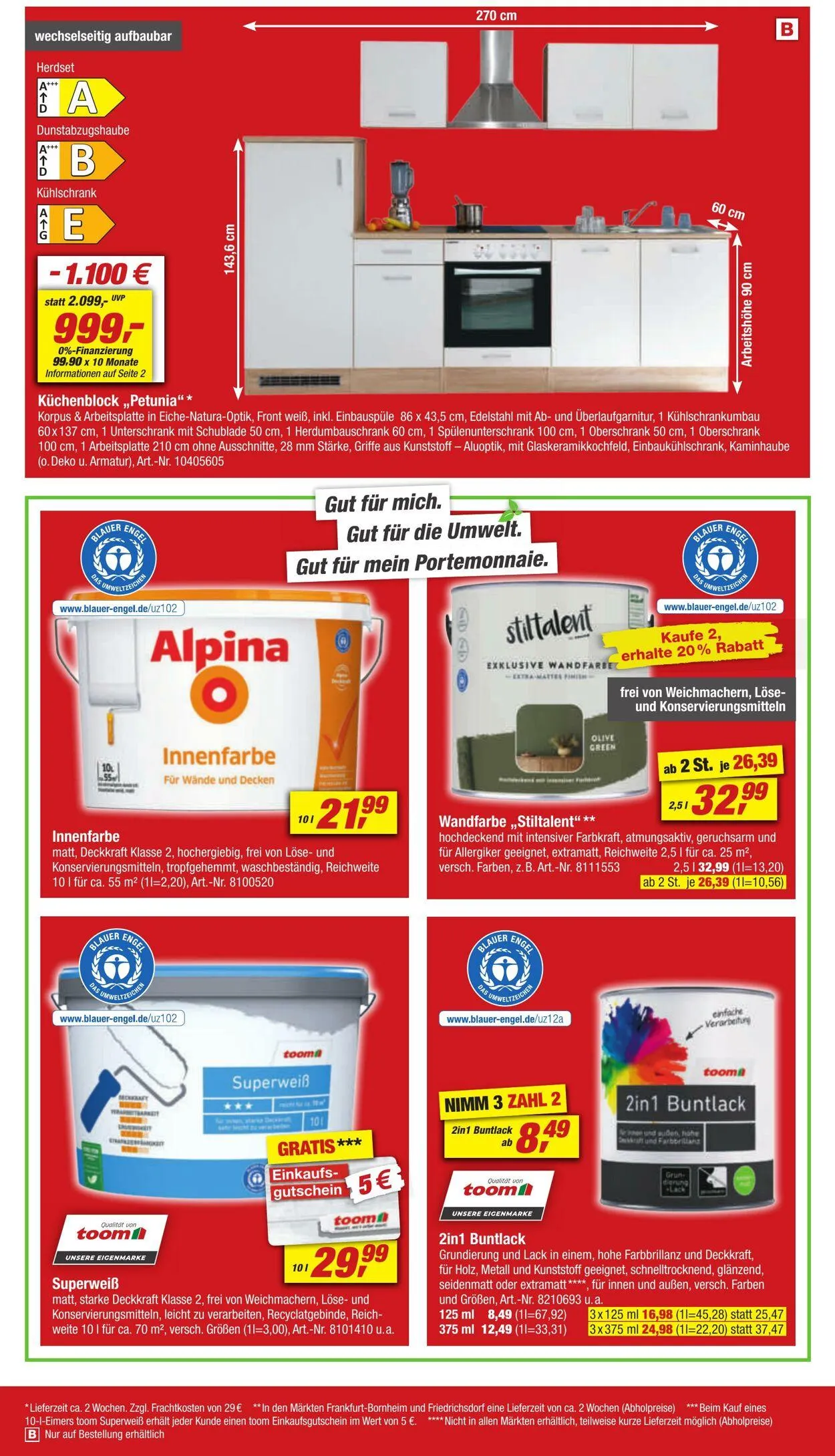 toom Baumarkt Aktueller Prospekt von 31. März bis 14. April 2025 - Prospekt seite 12