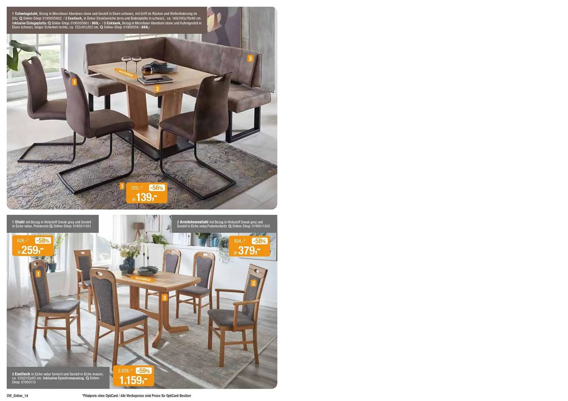 Opti Wohnwelt Prospekt von 13. Juli bis 24. Juli 2025 - Prospekt seite 14