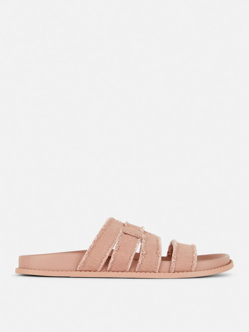 Strukturierte, gewebte Sandalen