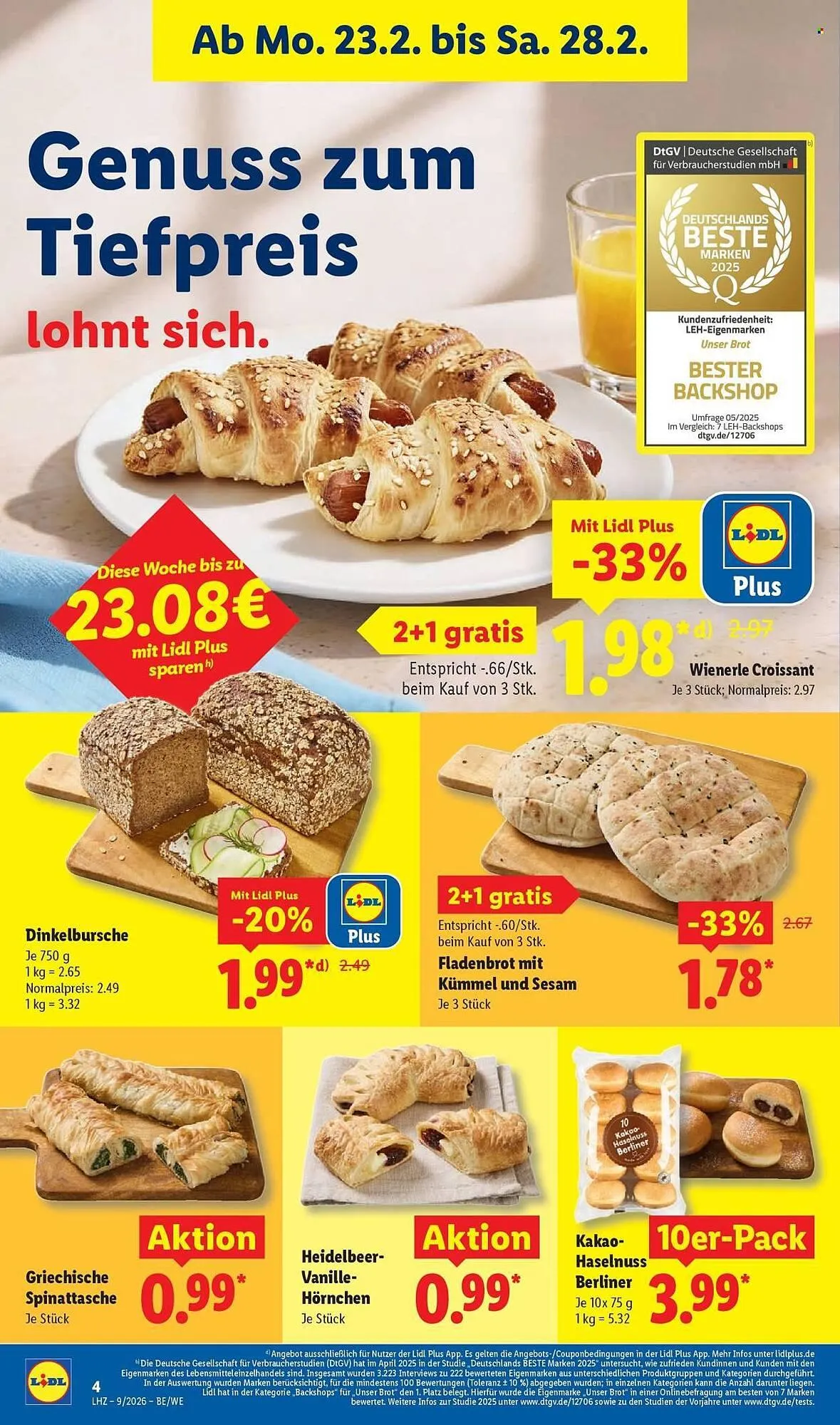 Lidl Prospekt von 23. Februar bis 28. Februar 2026 - Prospekt seite 10
