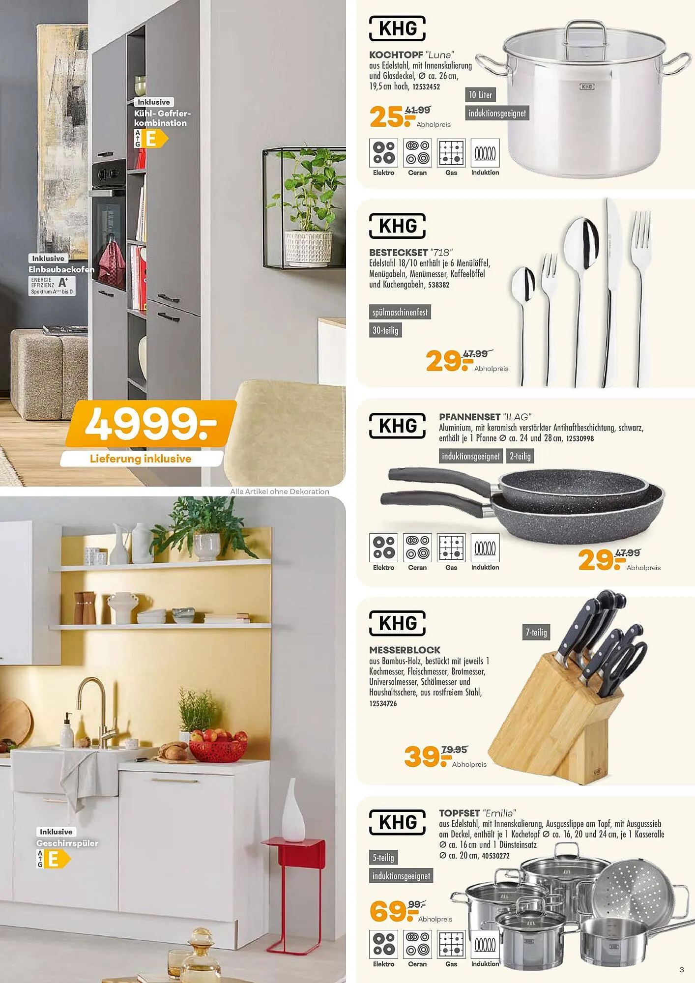 Möbel Kraft Prospekt von 12. August bis 30. September 2025 - Prospekt seite 3