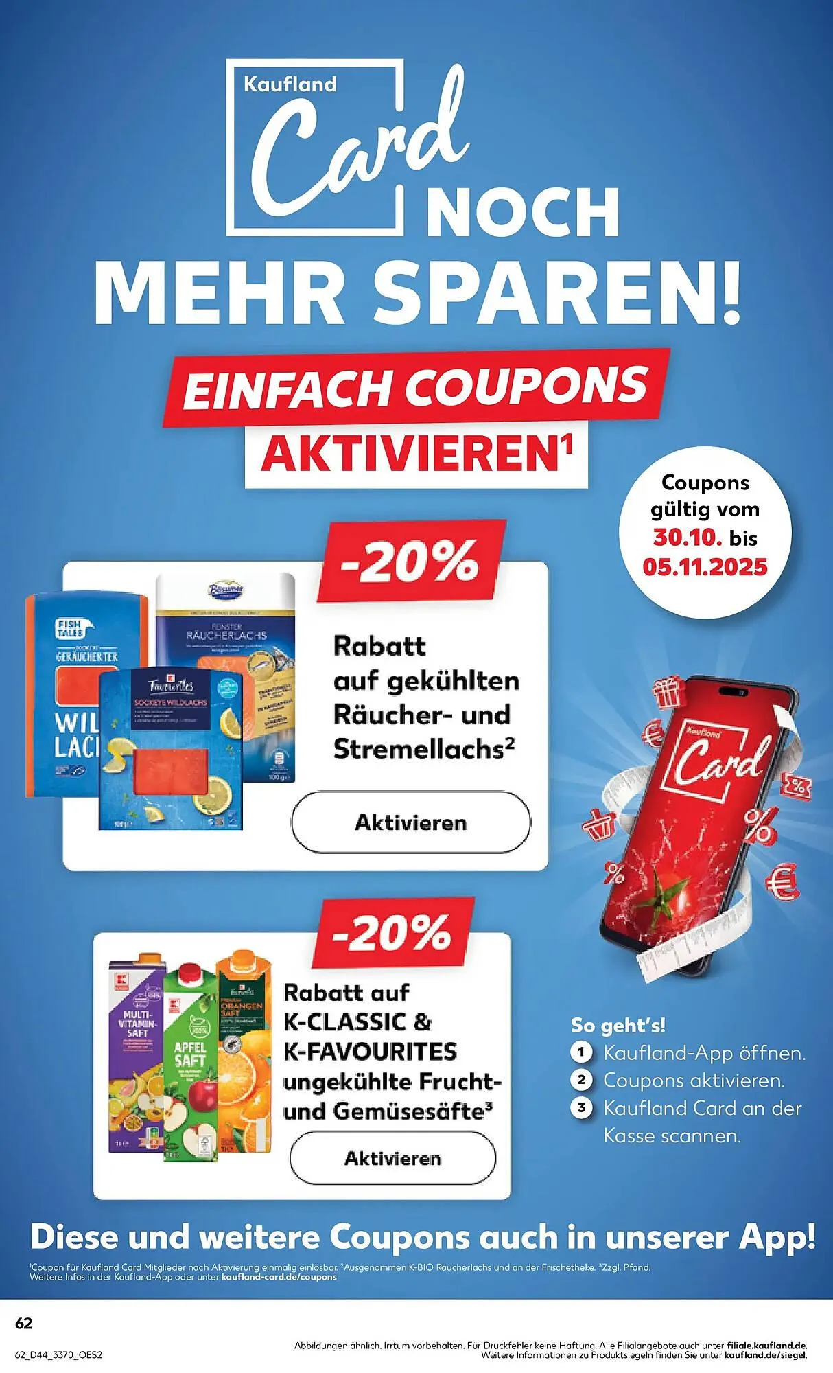Kaufland Prospekt von 2. November bis 5. November 2025 - Prospekt seite 62