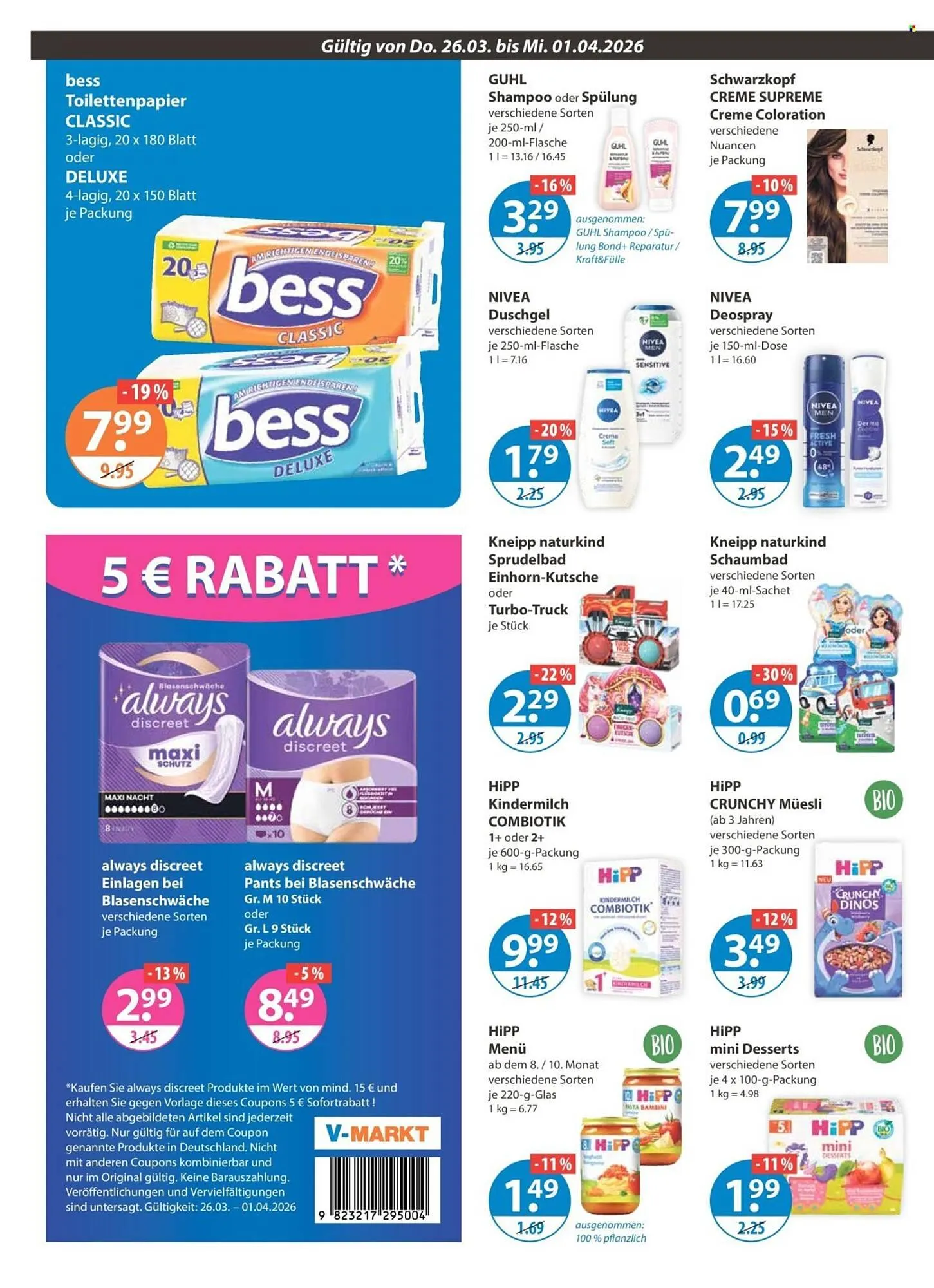 V Markt Prospekt von 26. März bis 1. April 2026 - Prospekt seite 14