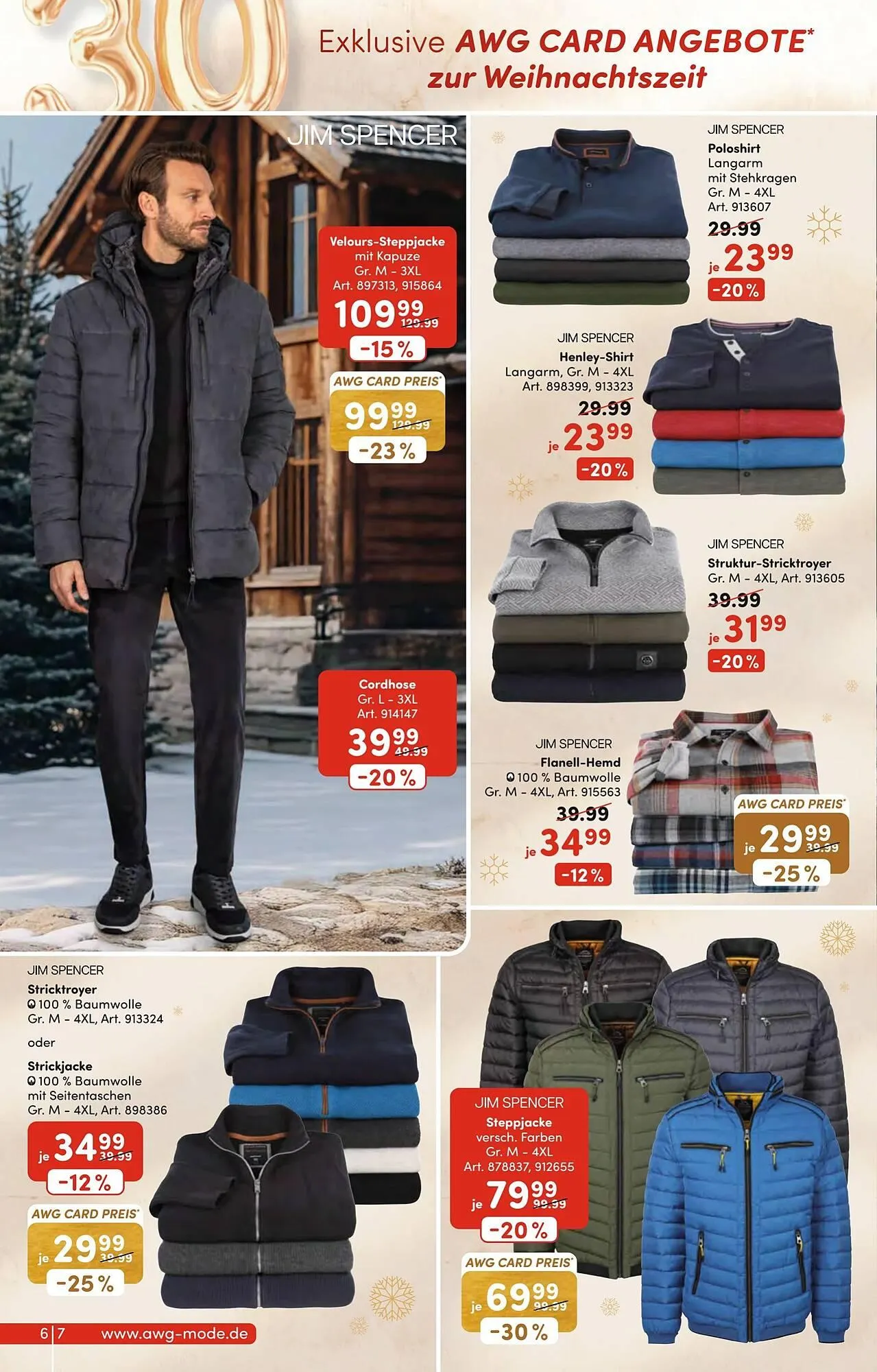 AWG Mode Prospekt von 13. Dezember bis 28. Dezember 2025 - Prospekt seite 6