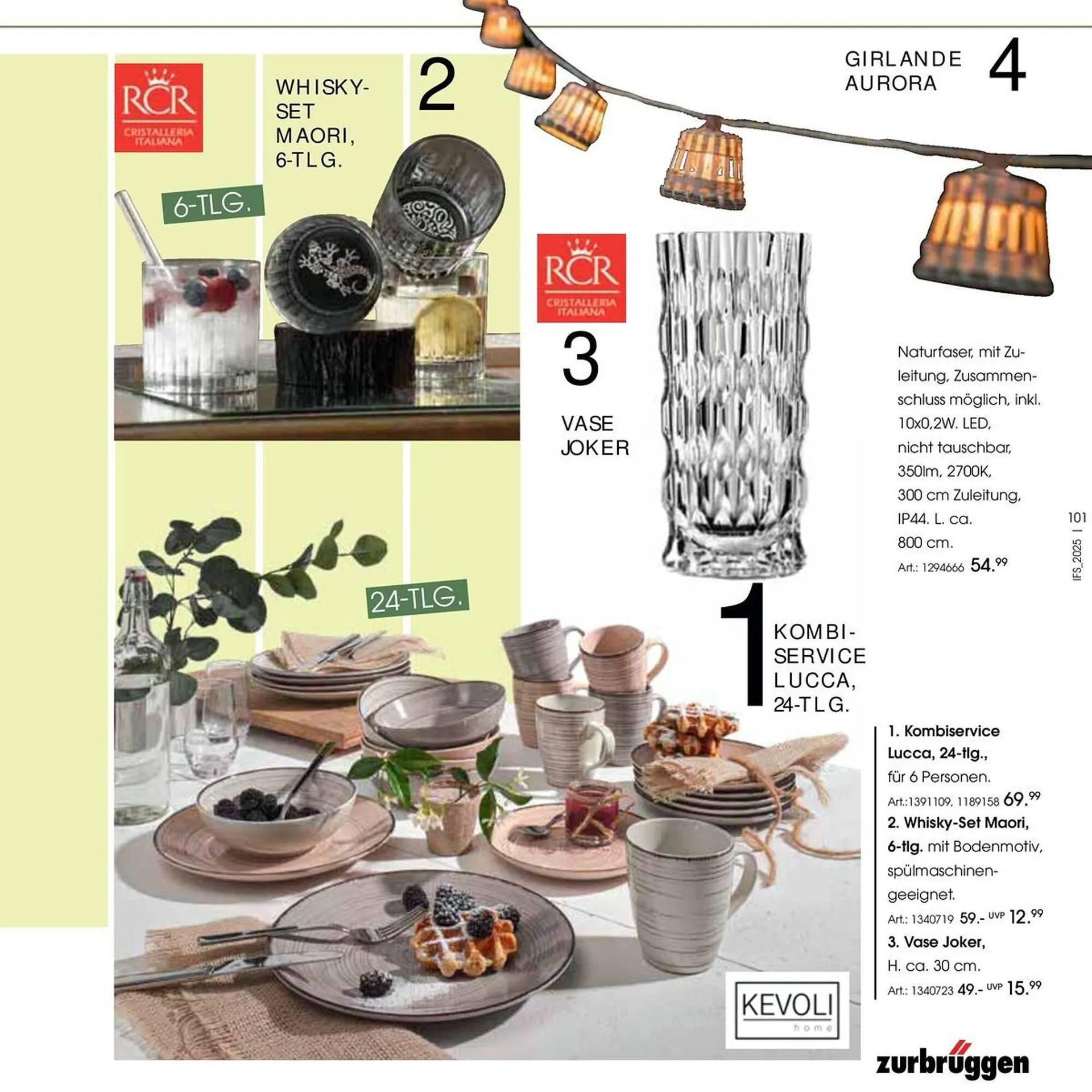 Zurbrüggen Prospekt von 14. Mai bis 31. August 2025 - Prospekt seite 101