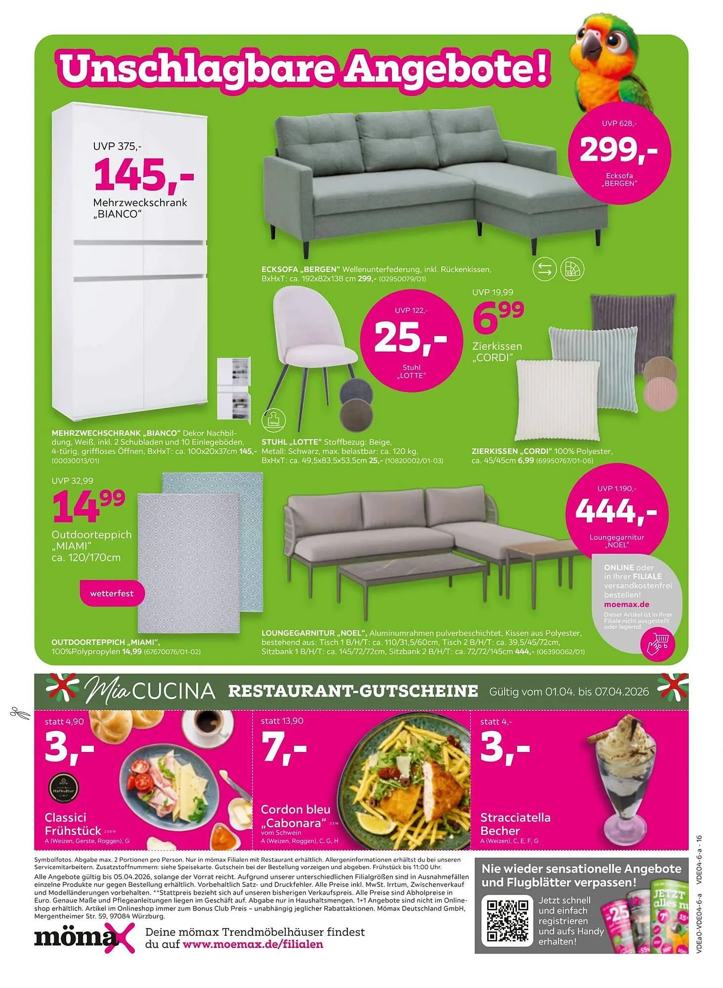 Mömax Prospekt von 30. März bis 6. April 2026 - Prospekt seite 16