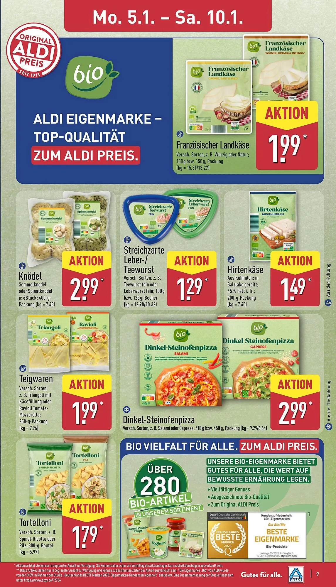 Aldi Nord Prospekt von 5. Januar bis 10. Januar 2026 - Prospekt seite 9