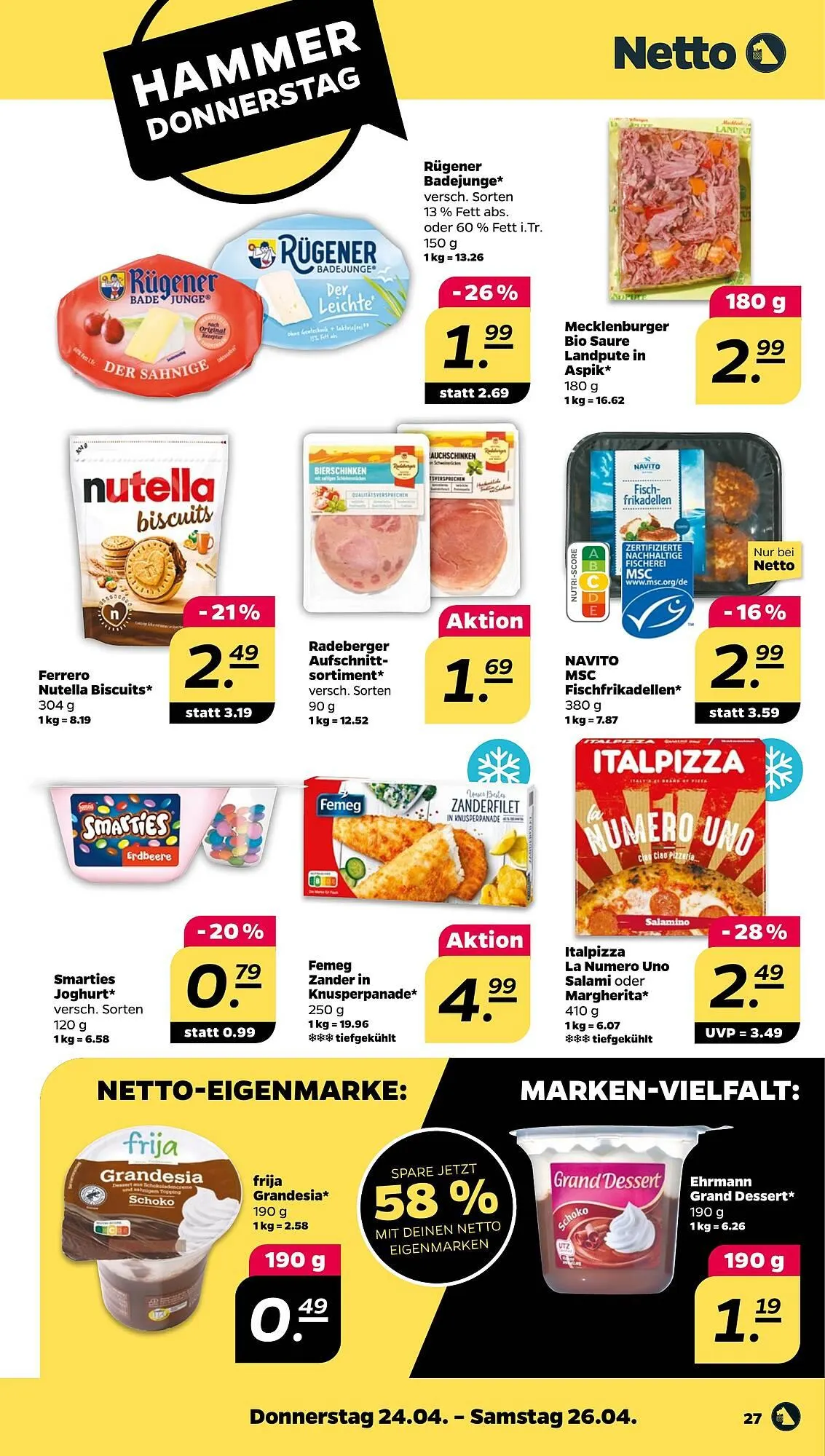 NETTO Prospekt von 21. April bis 26. April 2025 - Prospekt seite 27