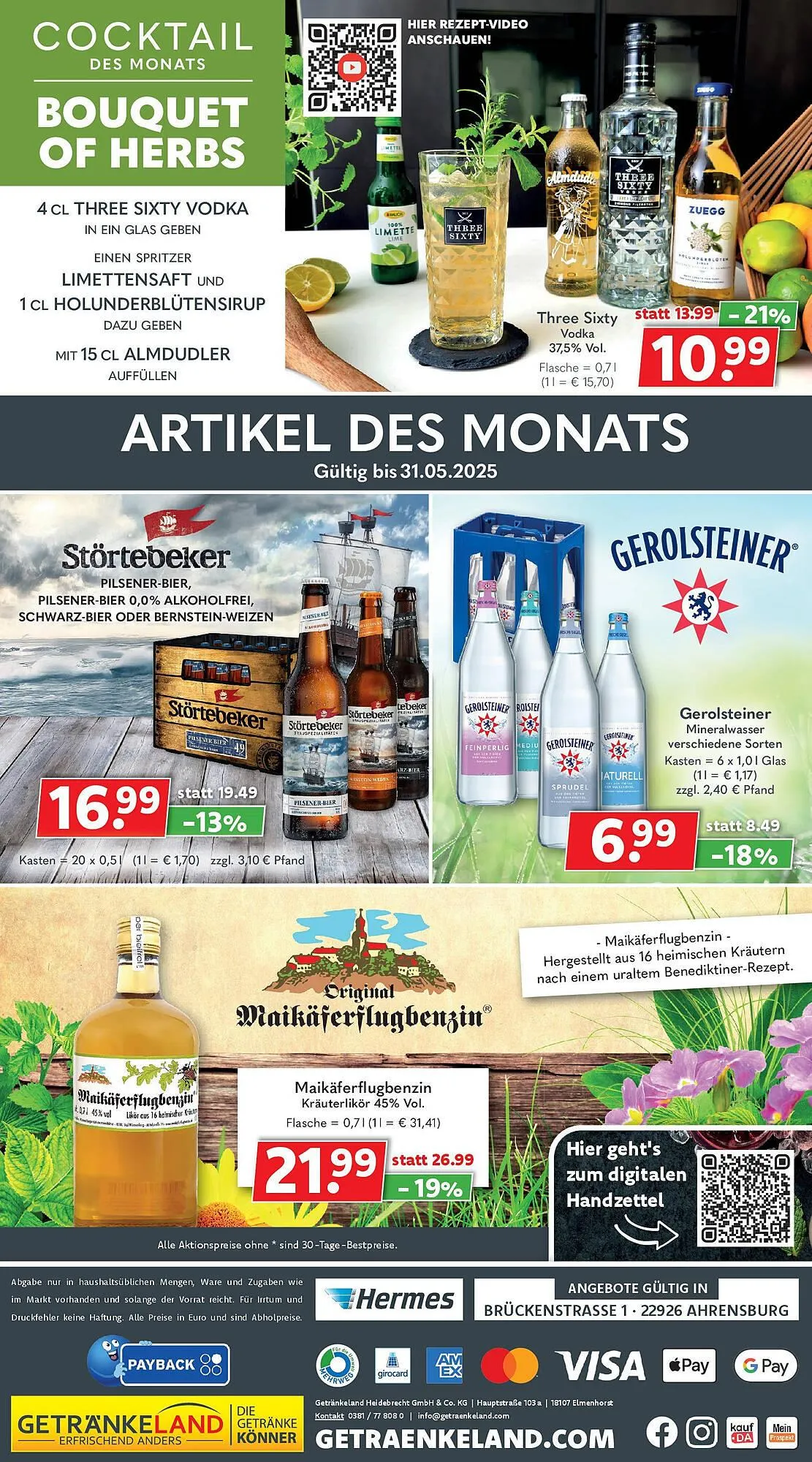 Getränkeland Prospekt von 11. Mai bis 24. Mai 2025 - Prospekt seite 8