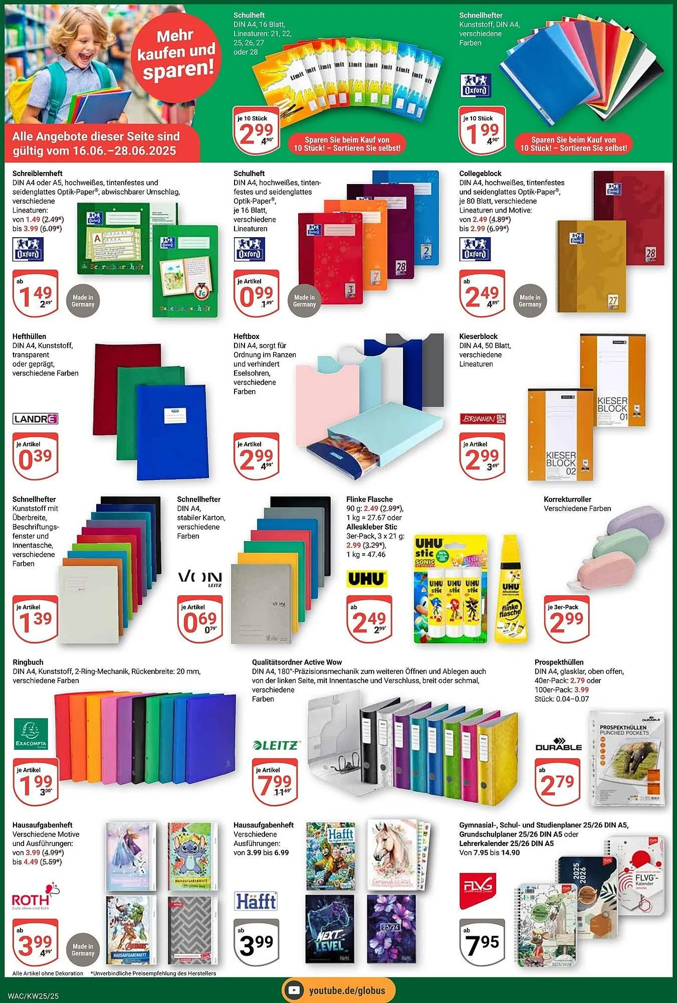 Globus Prospekt von 16. Juni bis 28. Juni 2025 - Prospekt seite 3